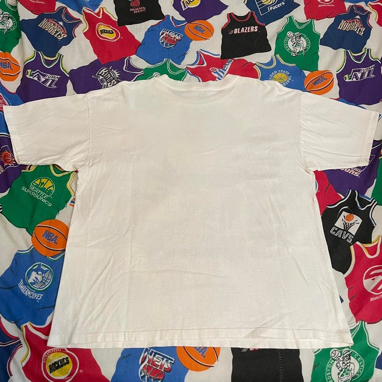 NBA × Vintage Vintage 90s NBA Reggie Theus Orlando Magic Basketball Tee Size US XL / EU 56 / 4 - 2 Thumbnail