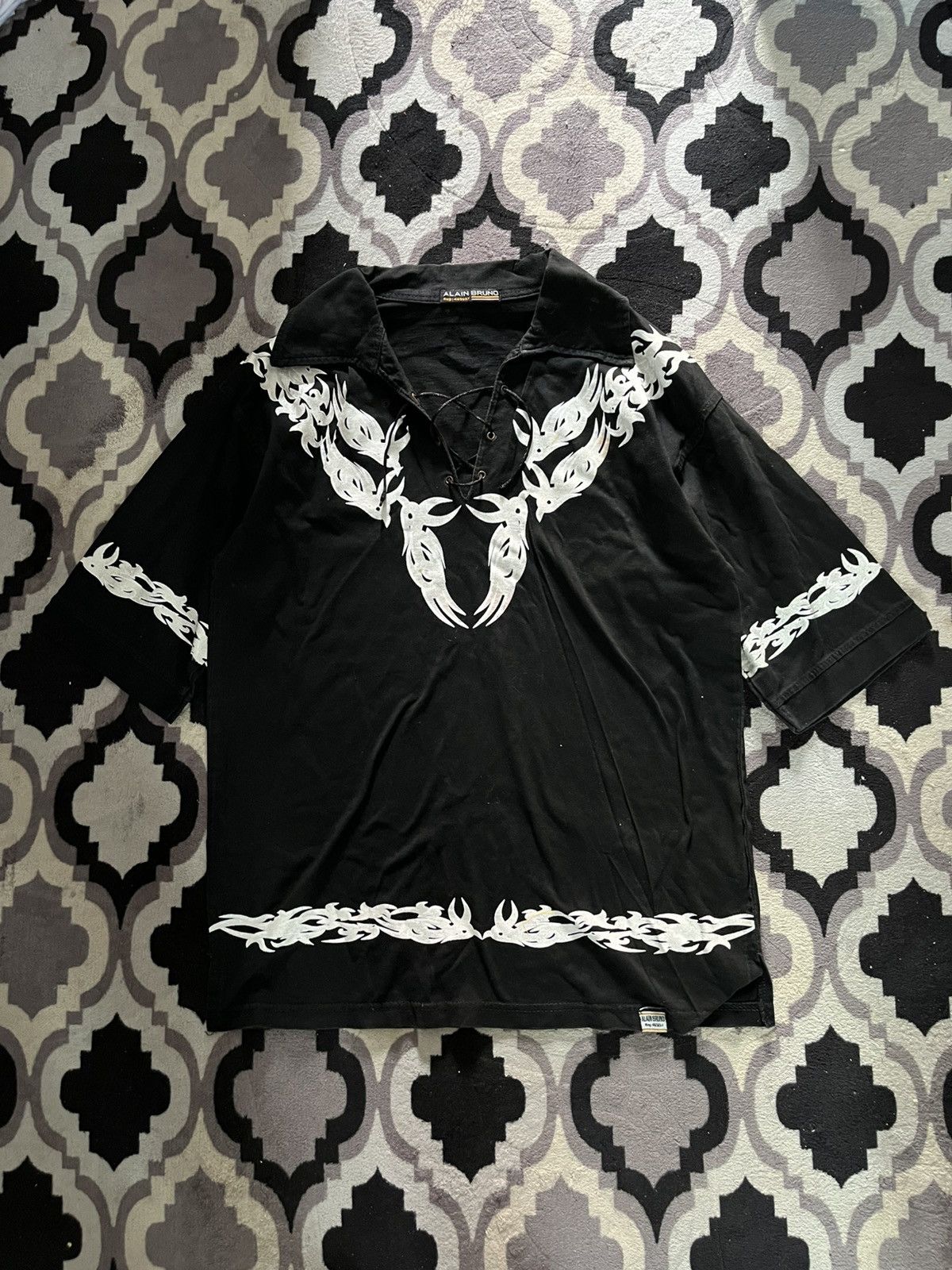 Tornado Mart Vintage alain bruno triball vkei tshirt Size US M / EU 48-50 / 2 - 1 Thumbnail