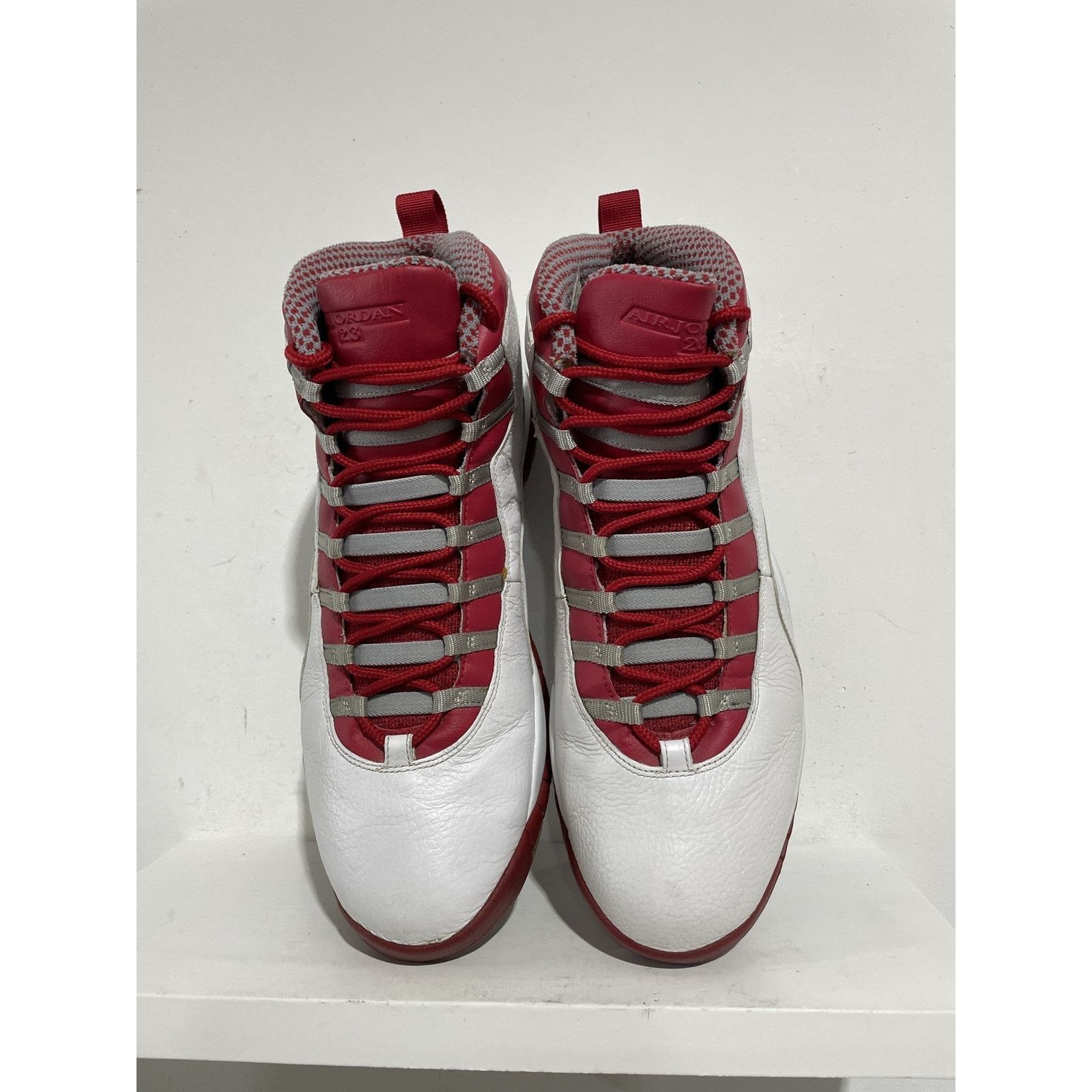Jordan Brand JORDAN 10 RED STEEL (2005) SIZE 15 PREOWNED Size US 15 / EU 48 - 4 Thumbnail