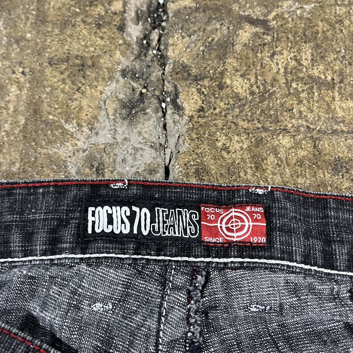 Affliction × JNCO × Vintage Crazy Vintage Y2K Baggy Jeans Embroidered Skater JNCO Style Size US 36 / EU 52 - 9 Thumbnail
