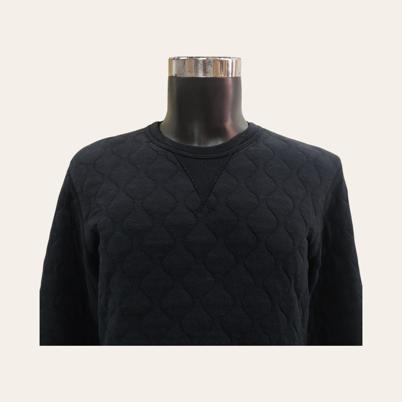 Alpha Industries Alpha Industries Quilted Crewneck Sweatshirt Size US L / EU 52-54 / 3 - 2 Thumbnail