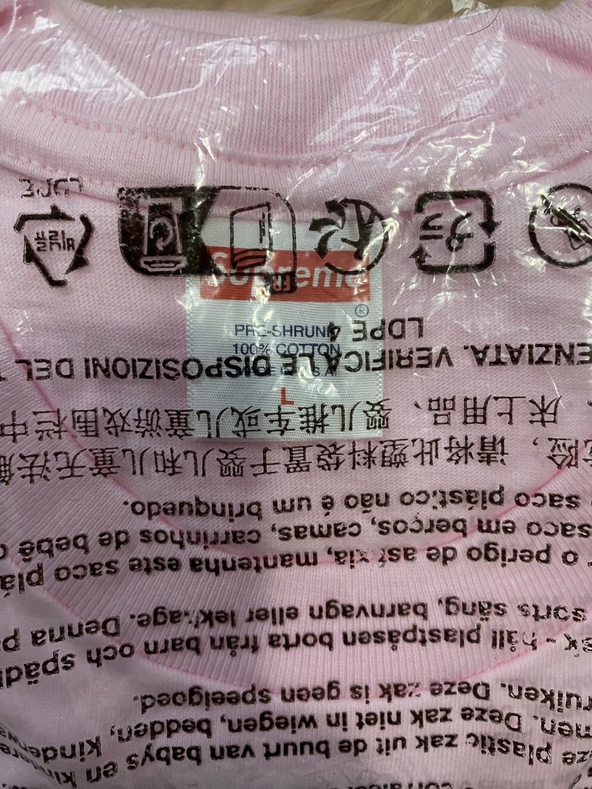 Supreme Supreme “Girls” Tee (Pink) - Large Size US L / EU 52-54 / 3 - 2 Thumbnail
