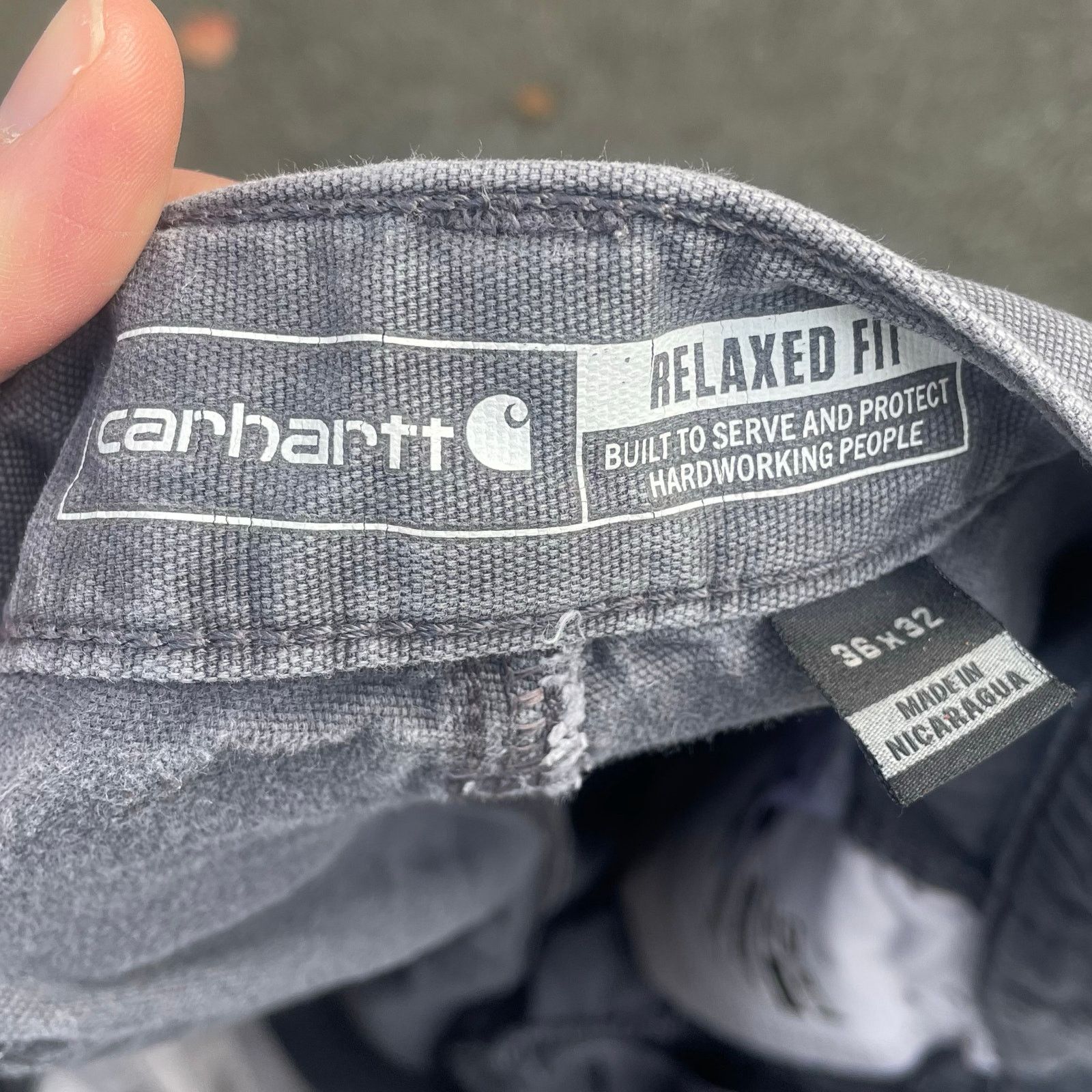 Carhartt Grey Carhartt workwear pants Size US 36 / EU 52 - 2 Thumbnail