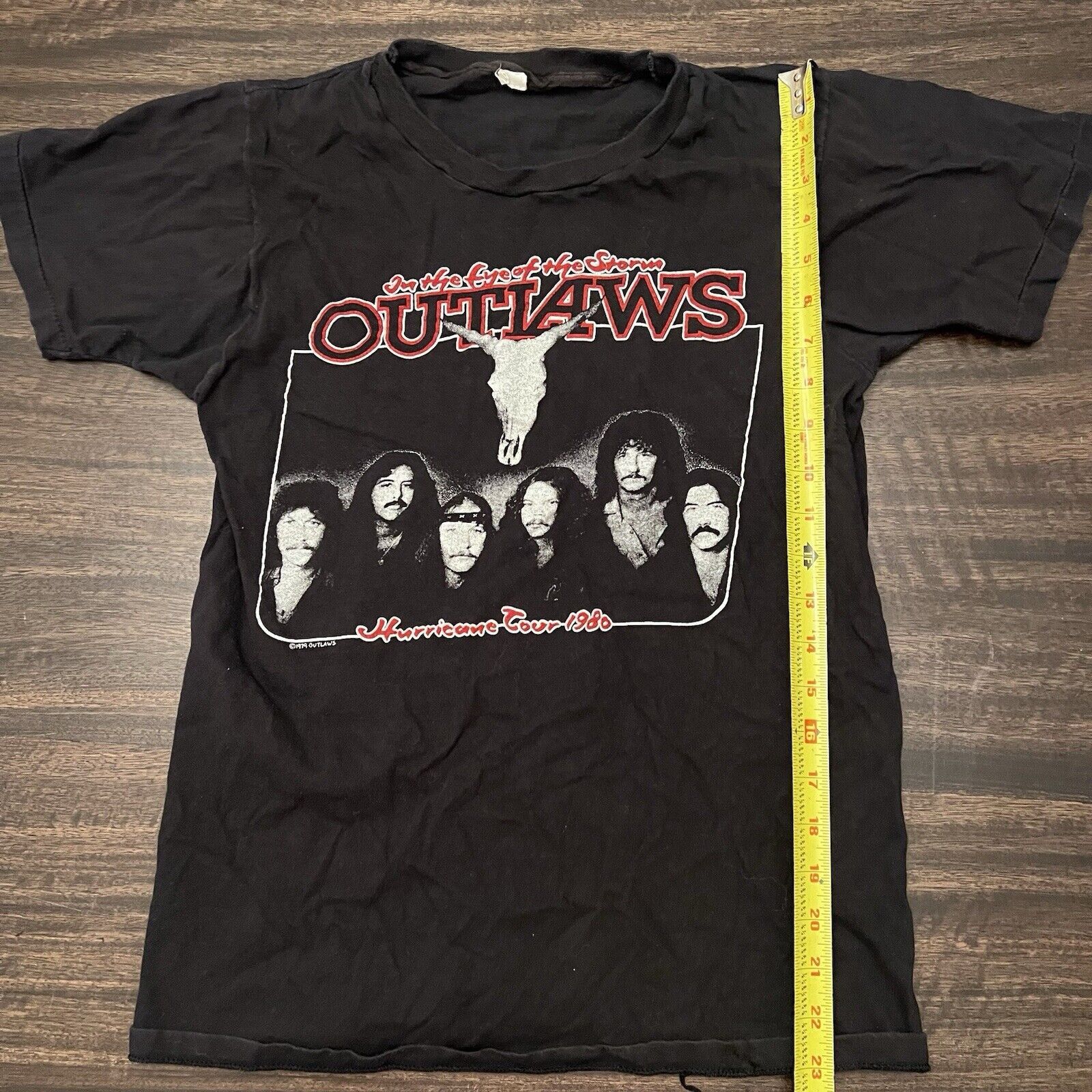 Other Vintage Outlaws Eye Storm Shirt Hurricane Tour Band Concert Size US L / EU 52-54 / 3 - 5 Thumbnail