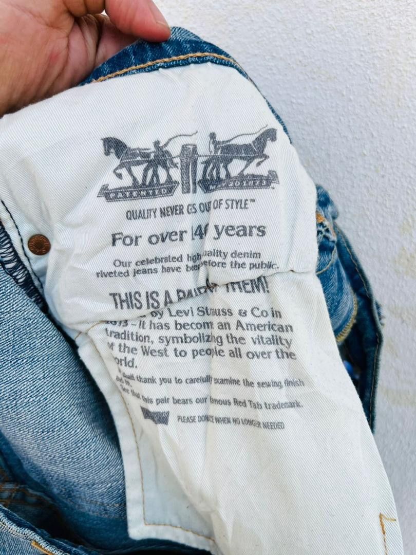 Japanese Brand × Vintage Vintage Levis Colabration White Oak Designed Fashion Style Size US 31 - 12 Thumbnail