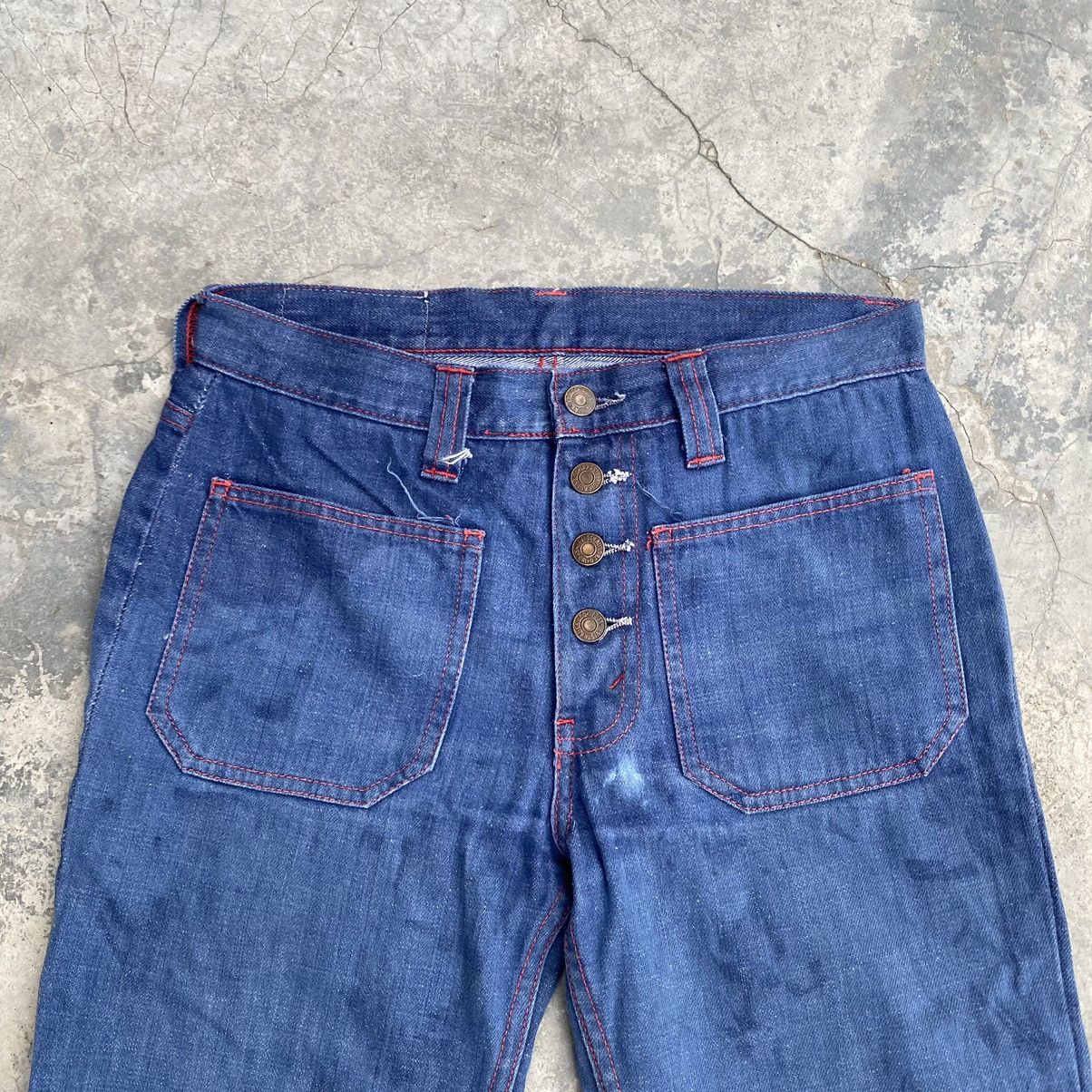 Levi's Vintage Clothing 70s Levis Big E White Tab Flare LV003 Size US 29 - 2 Thumbnail