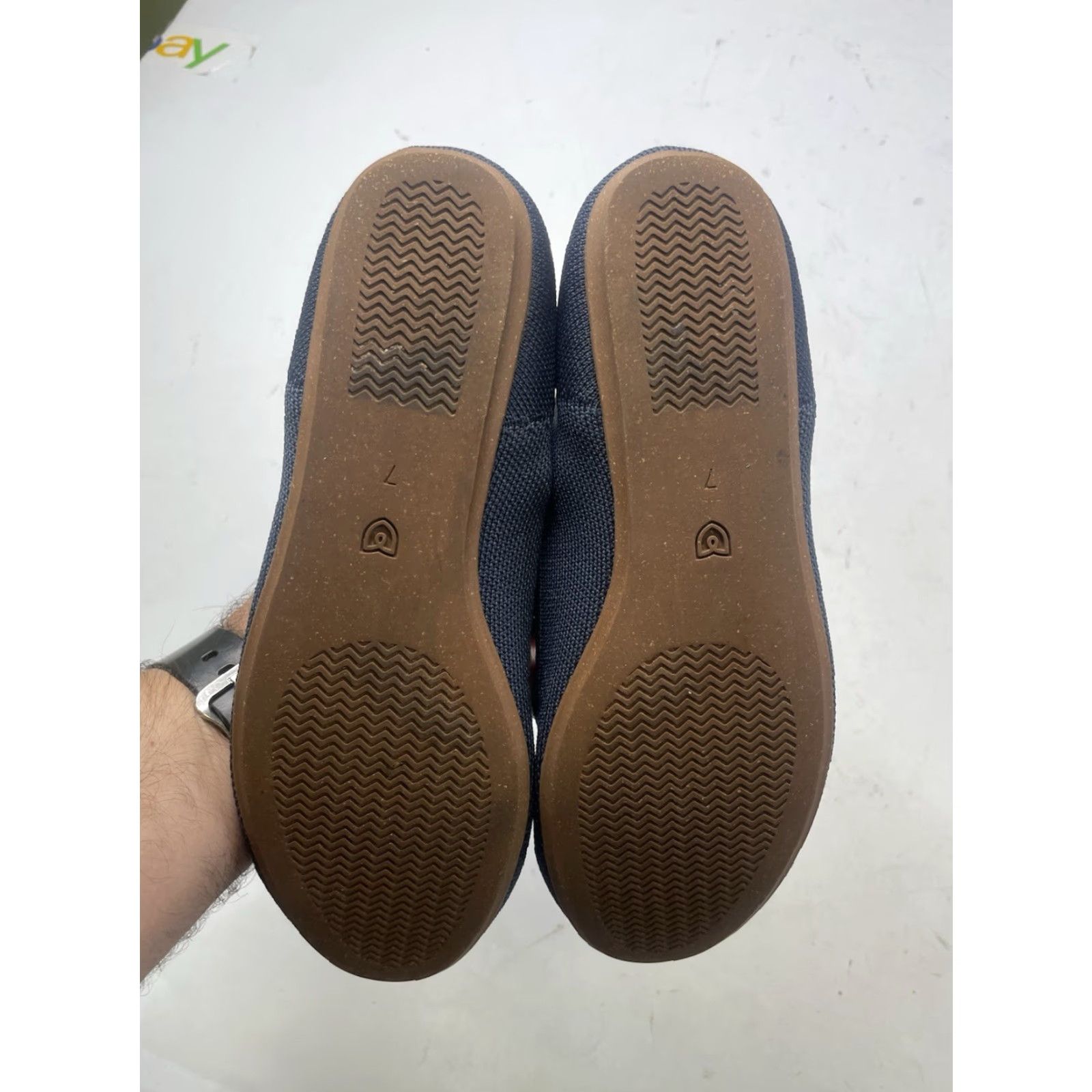 Rothy's Rothy's Flat Ballet Blue Womens 7 Round Toe Shoes Size US 7 / IT 37 - 3 Thumbnail