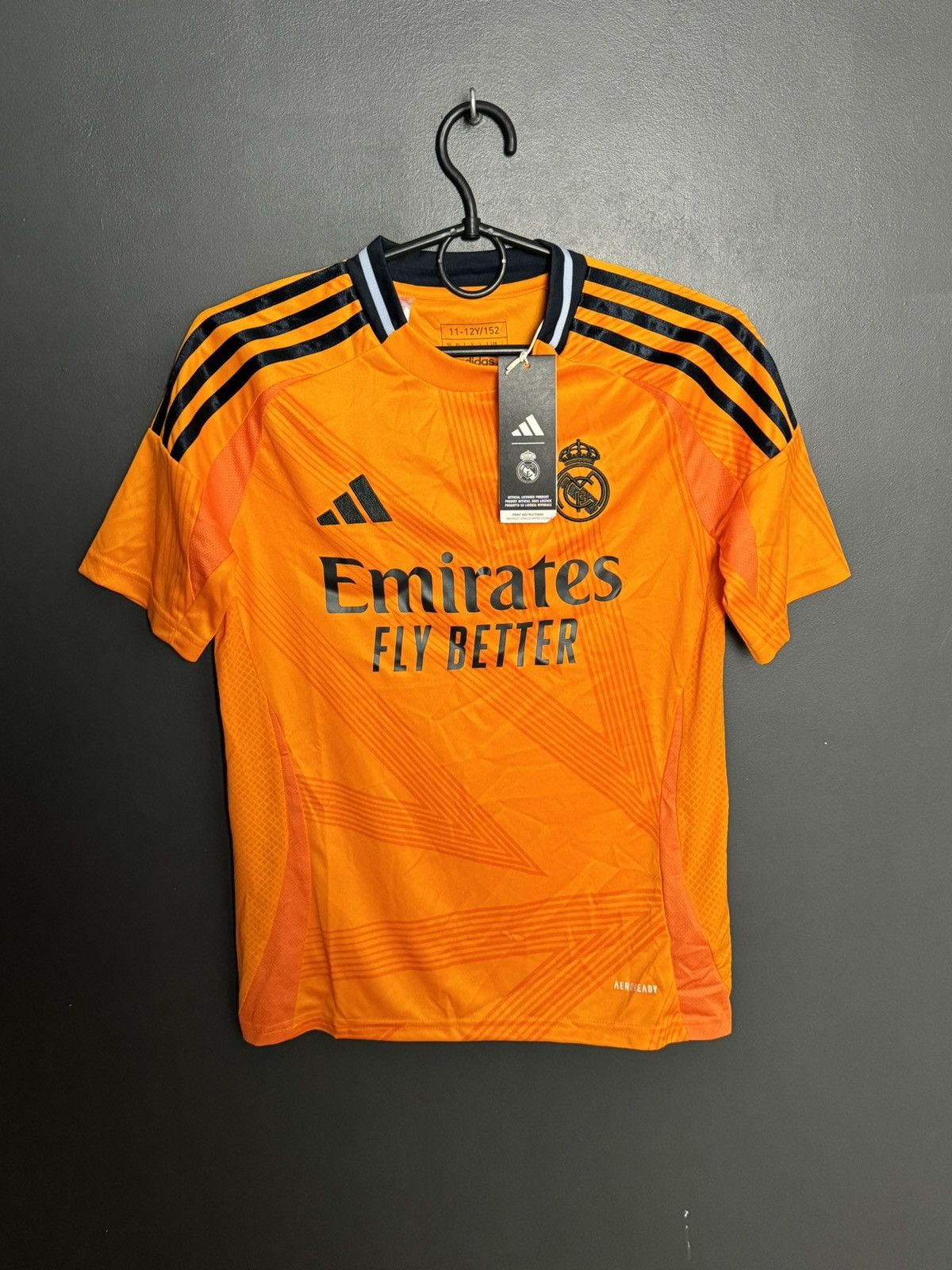Adidas KIDS Real Madrid 24/25 Away Mbappe Football Jersey Size US XS / EU 42 / 0 - 2 Thumbnail