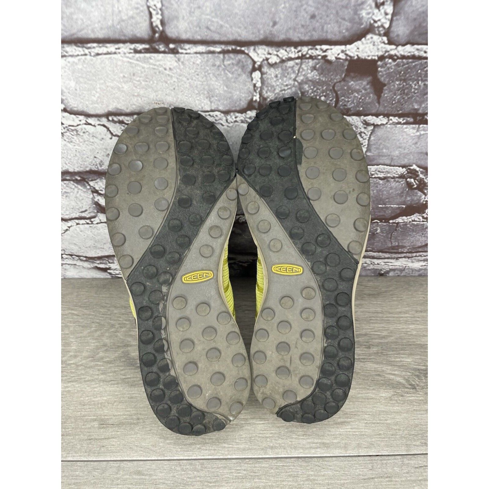 KEEN Keen Yellow Lime Mesh Black Lace Trail Athletic Sneakers Wom Size US 7 / IT 37 - 7 Thumbnail