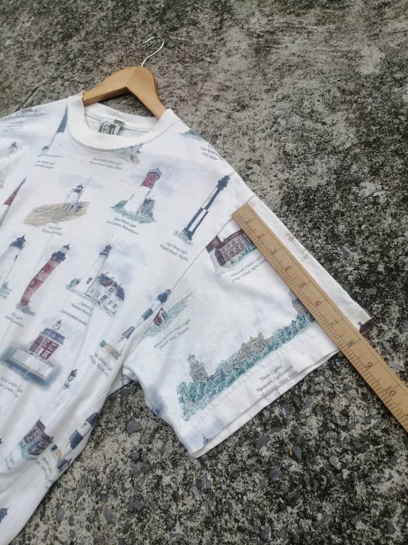 Vintage Vintage Light Houses Art Tee Size US M / EU 48-50 / 2 - 4 Thumbnail