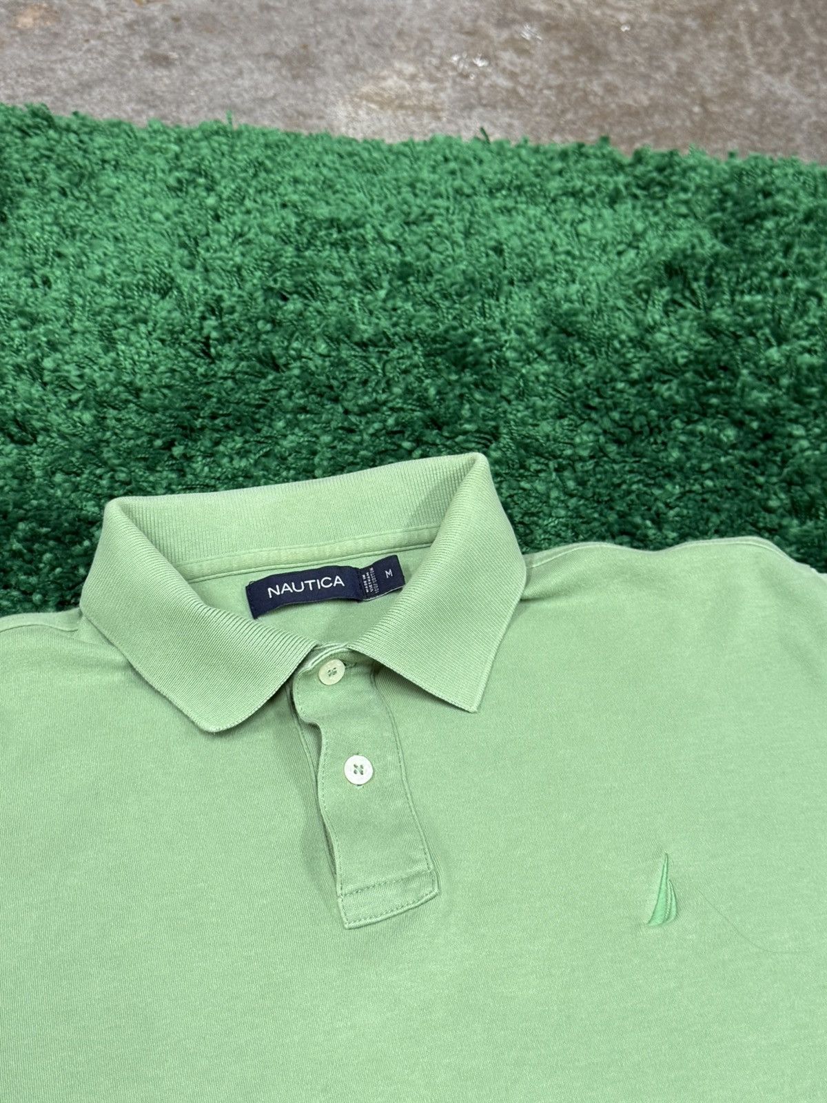 Nautica Nautica Green Logo Polo Shirt Medium Size US M / EU 48-50 / 2 - 3 Thumbnail