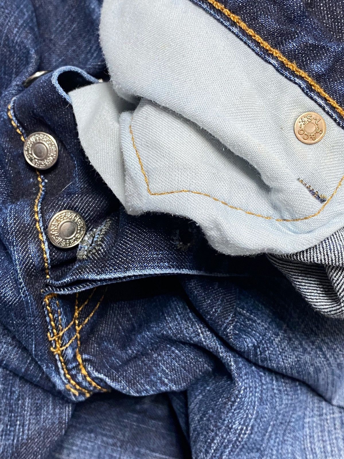 Levi's Vintage LEVI'S 501 Distressed Jeans Denim Baggy Oversized Size US 38 / EU 54 - 6 Thumbnail