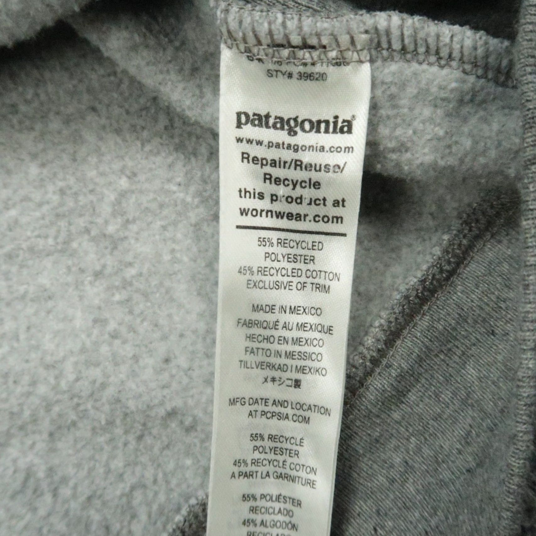 Patagonia Patagonia Hoodie Mens Extra Small Gray Line Logo Ridge Stripe Uprisal Hoody Size US XS / EU 42 / 0 - 5 Thumbnail