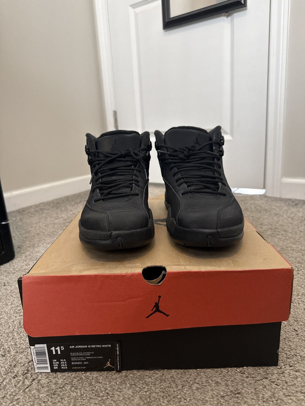 Jordan Brand Jordan 12 Winter Size US 11.5 / EU 44-45 - 4 Thumbnail
