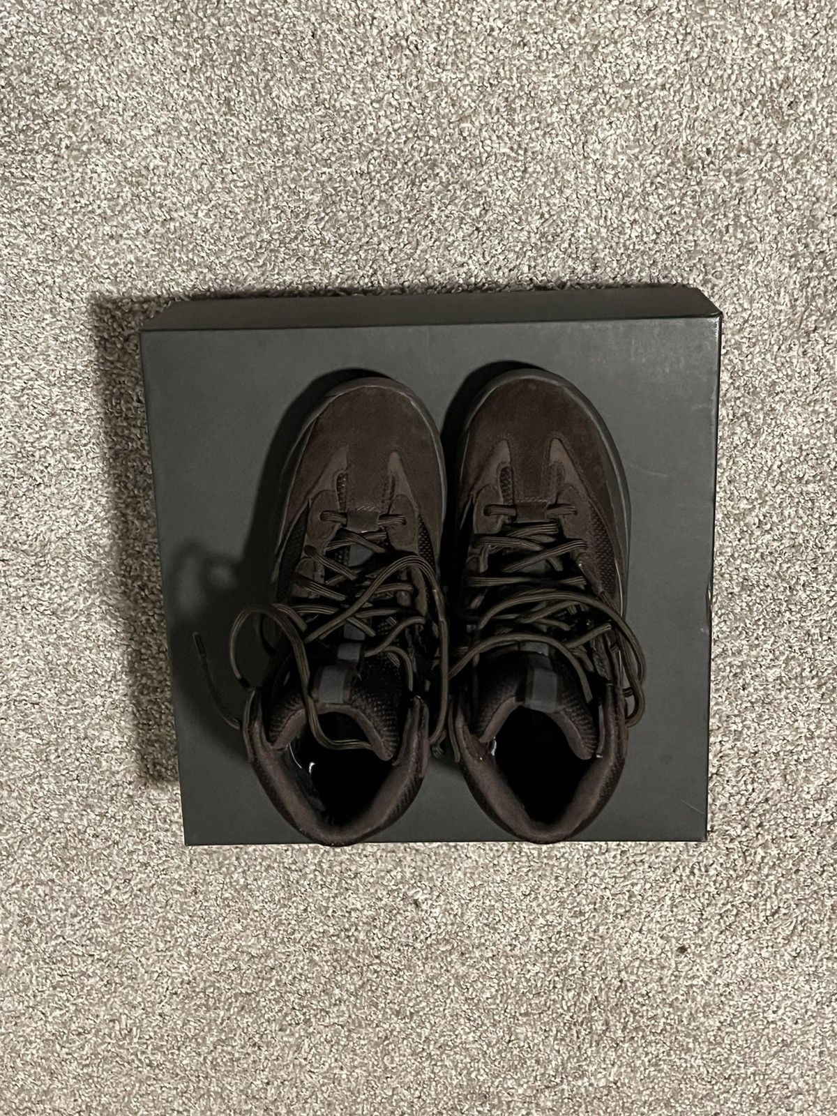 Yeezy Season Military Boot Oil YEEZY Season Suede Combat Boots In