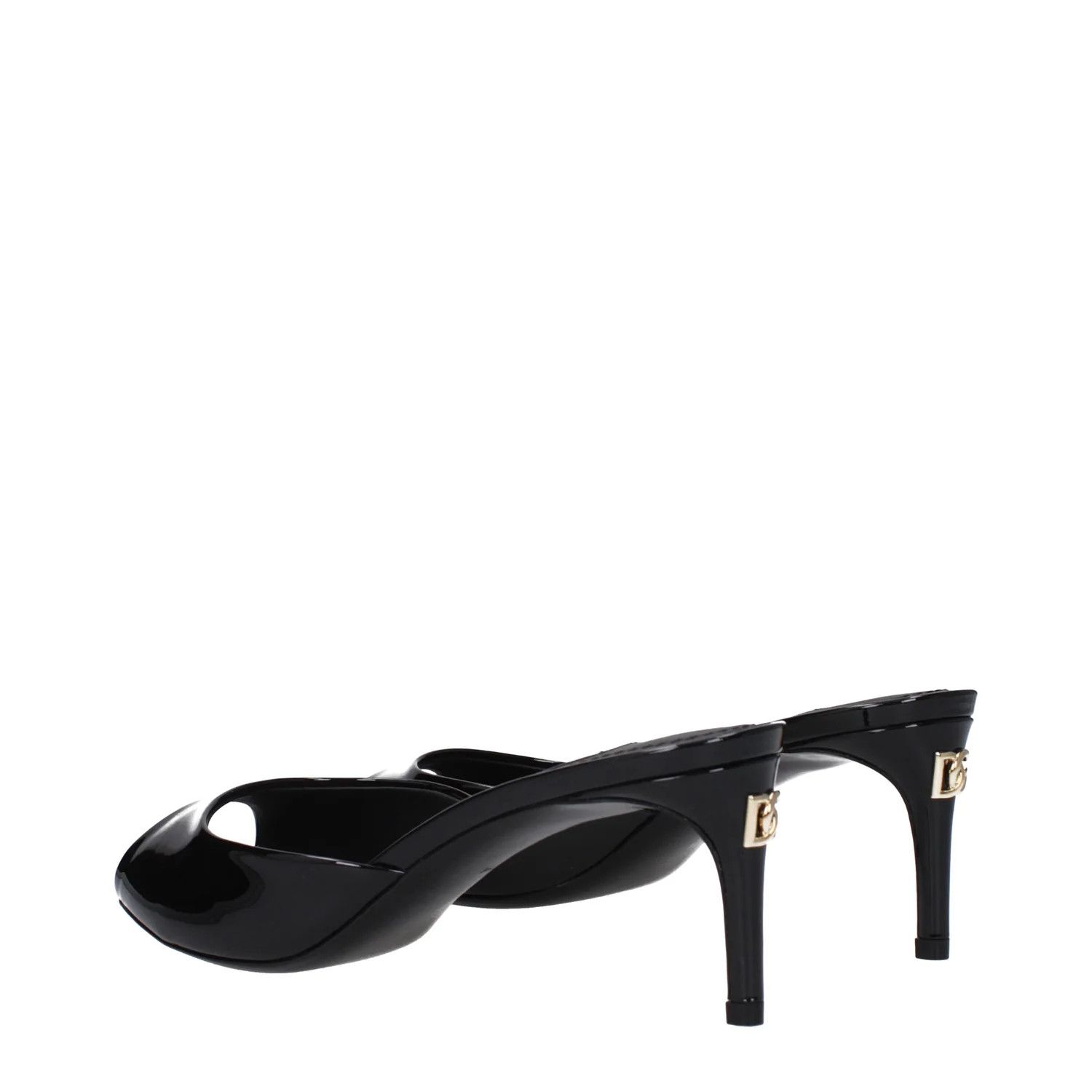 Dolce & Gabbana ob1o1e1124 Patent Leather Sandals in Black Size US 6 / IT 36 - 4 Thumbnail