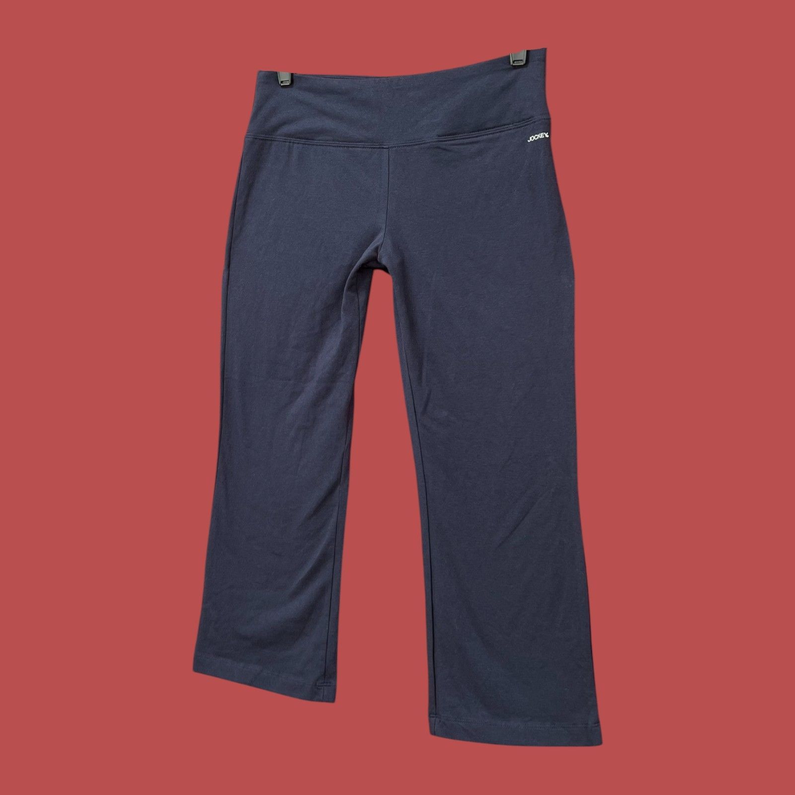 Jockey Jockey - Women's Cotton Stretch Slim Flare Capri - Blue - Me Size 28" / US 6 / IT 42 - 14 Thumbnail