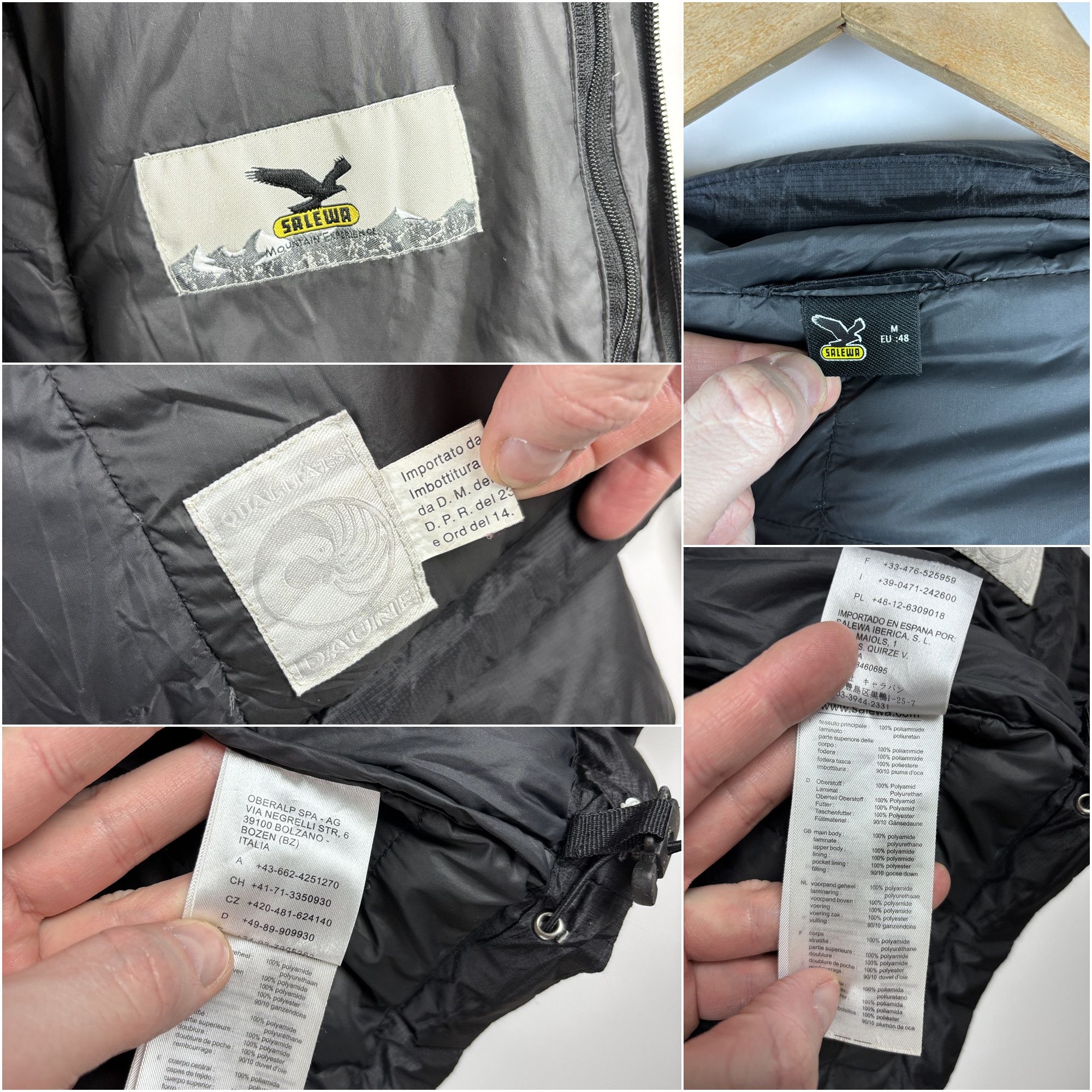 SALEWA Vintage Salewa Alpine Extreme Down Puffer Jacket Black M Size US M / EU 48-50 / 2 - 10 Thumbnail