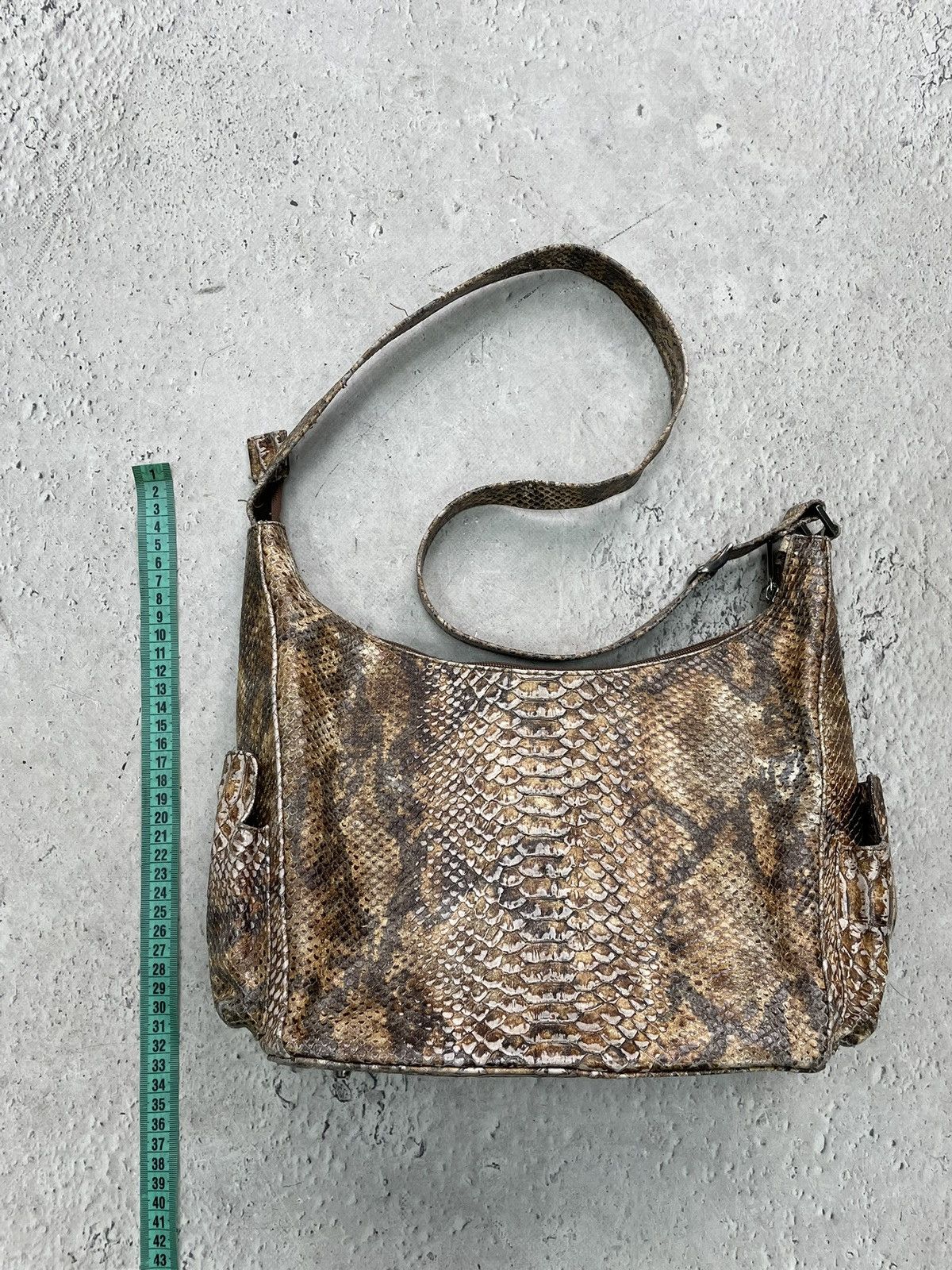 KMRii Hysteric glamour style leather snake skin messenger bag Size ONE SIZE - 11 Thumbnail