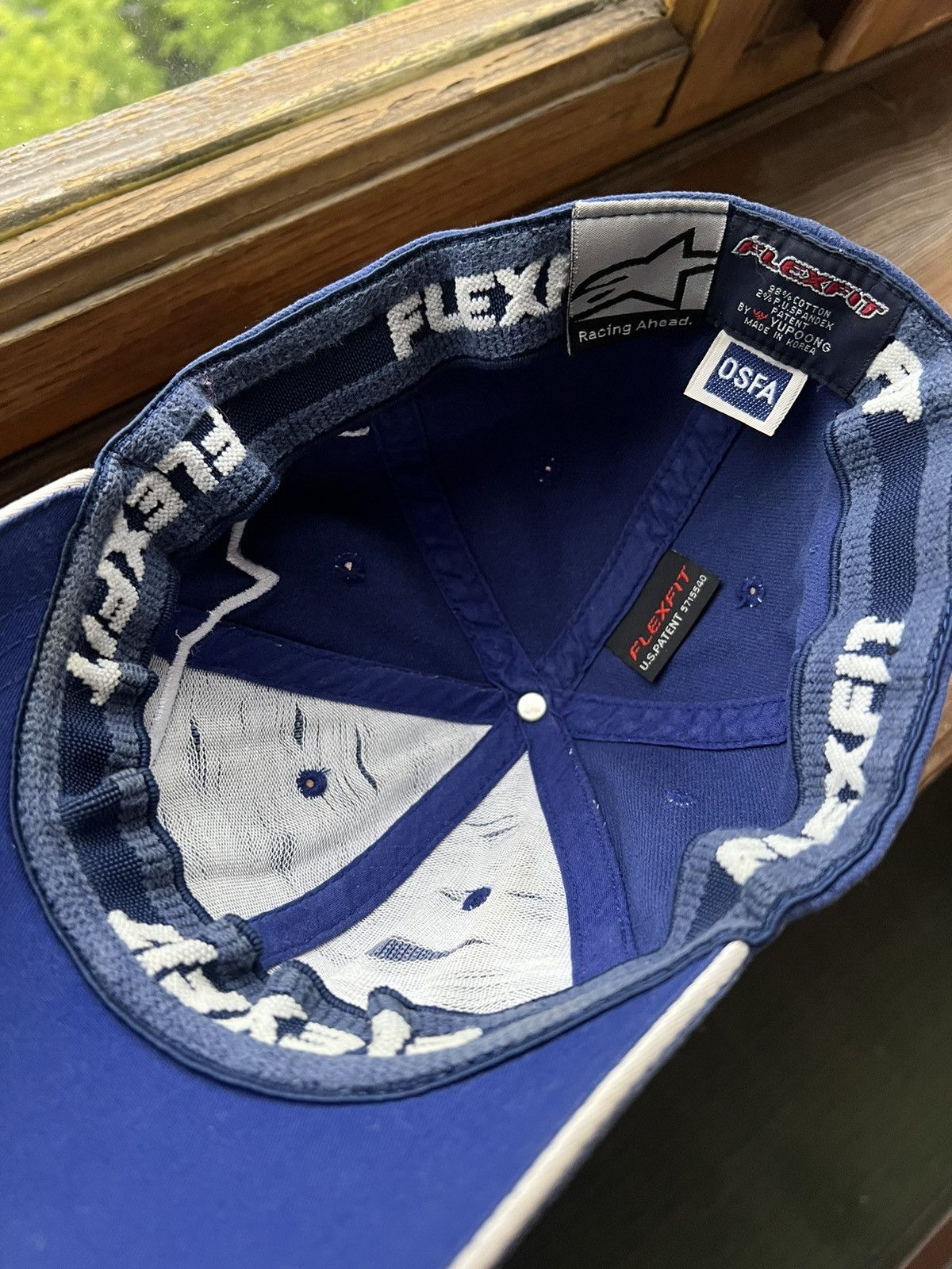 Alpinestars Vintage Y2K Flexfit Alpinestars Cap 90s Hat Size ONE SIZE - 12 Thumbnail