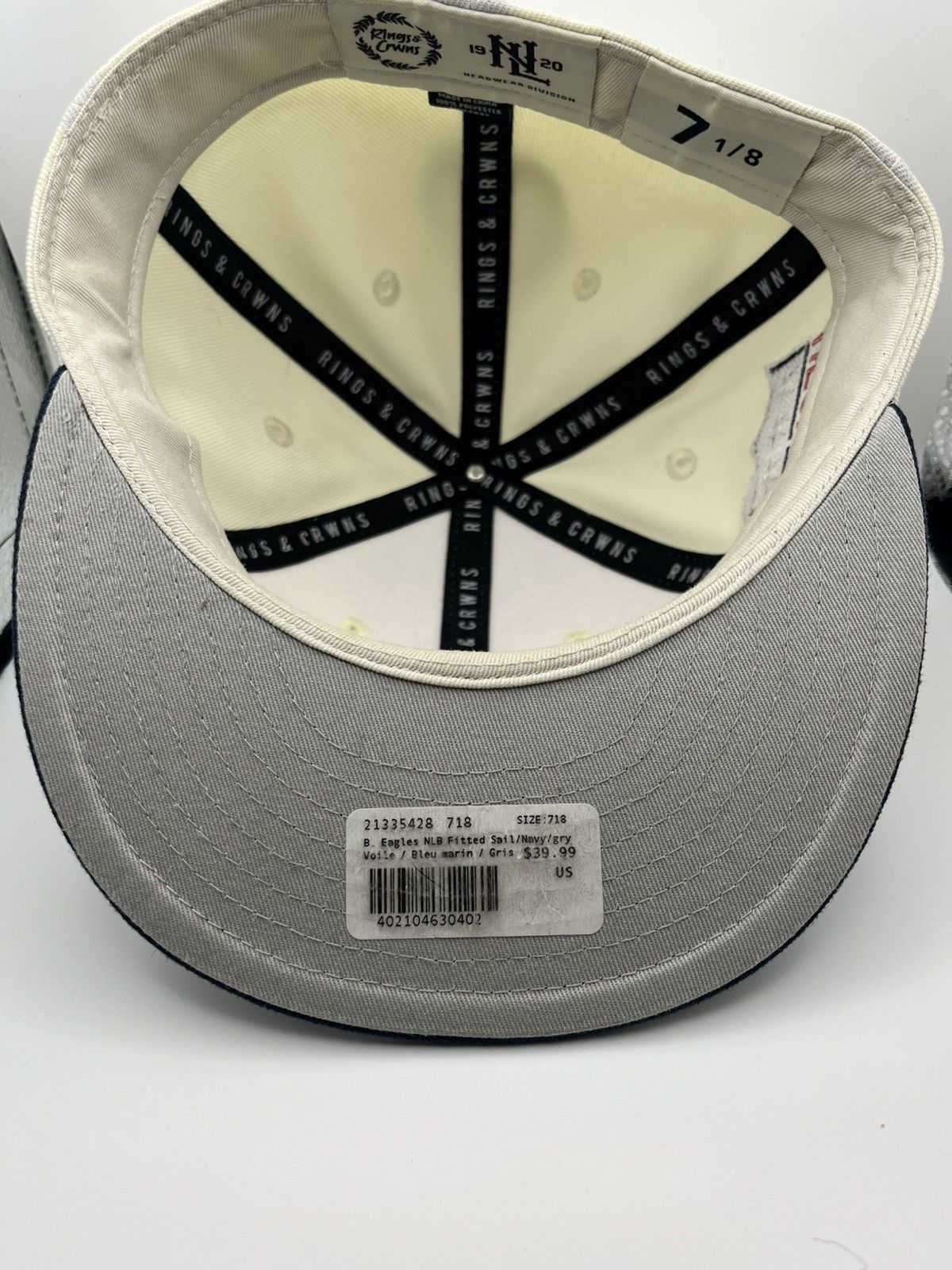 Other Rings & Crwns New York Black Eagles Men's Hat NLB 7 1/8 Size ONE SIZE - 5 Thumbnail