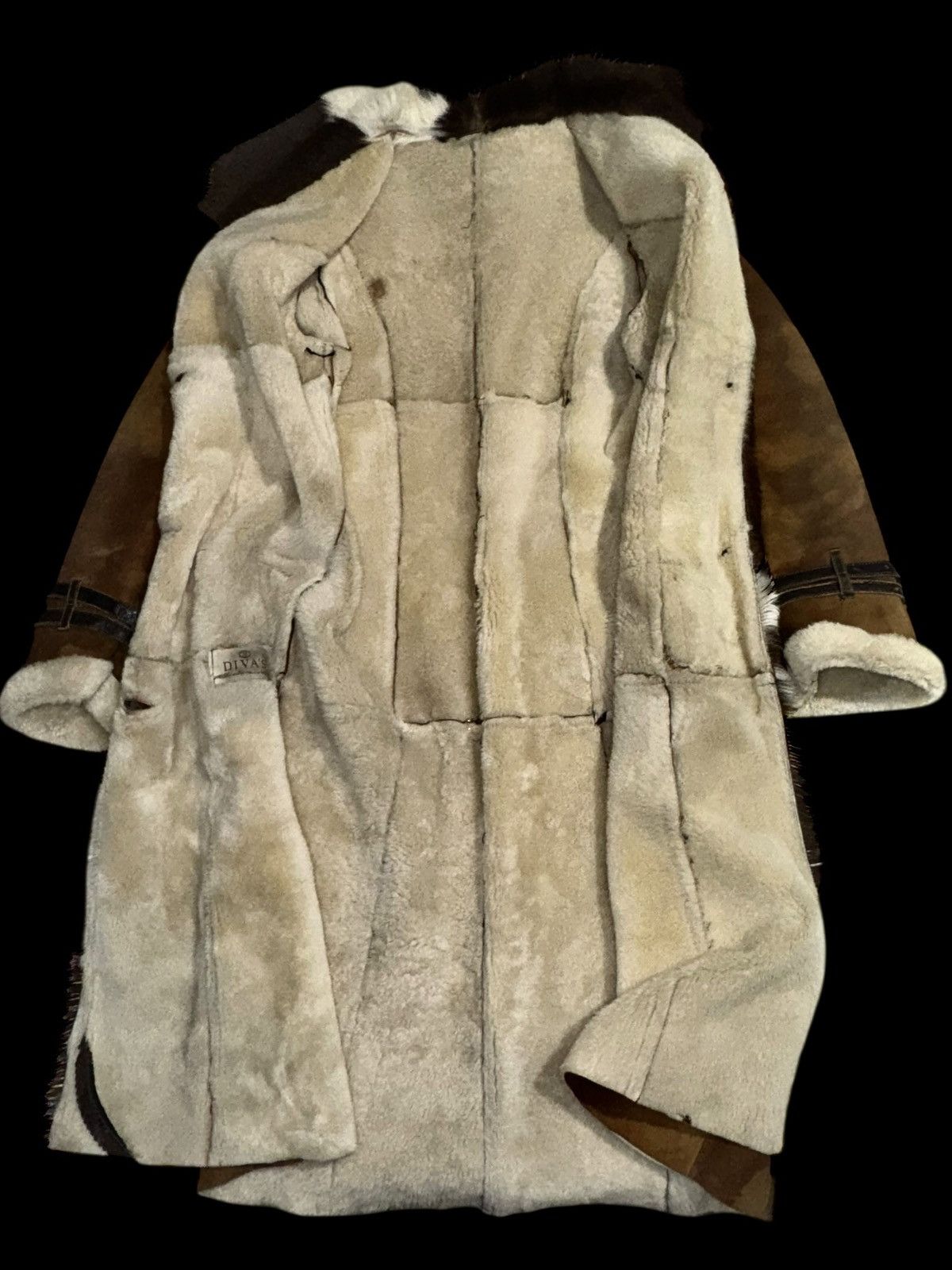 Other Vintage Coat like Penny Lane Afghan with Cow Pony Hair Size S / US 4 / IT 40 - 3 Thumbnail