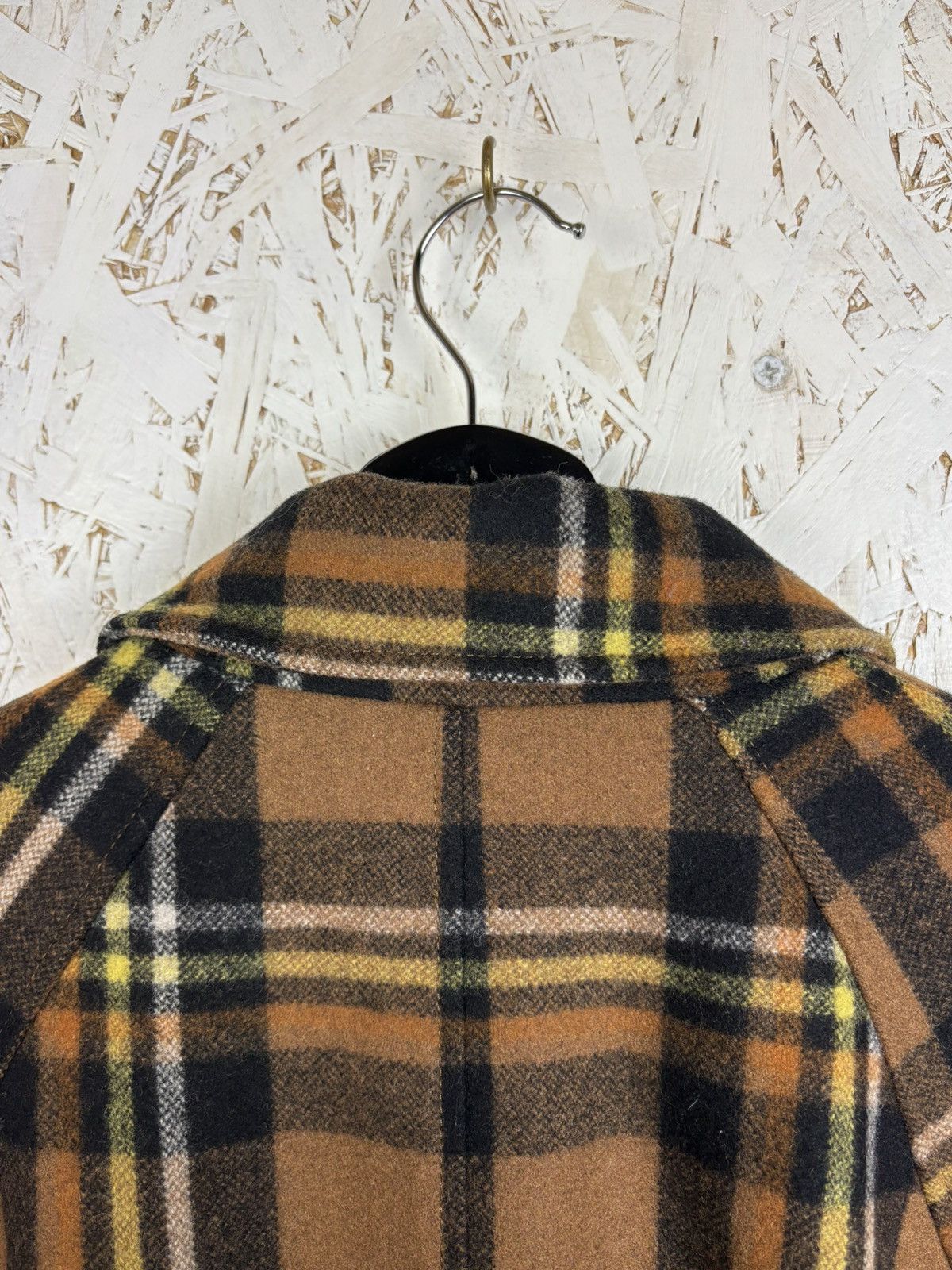 Samsoe Samsoe Samsoe Samsoe x Manteco Wool Musone Coat Plaid Check Size L Size US L / EU 52-54 / 3 - 7 Thumbnail
