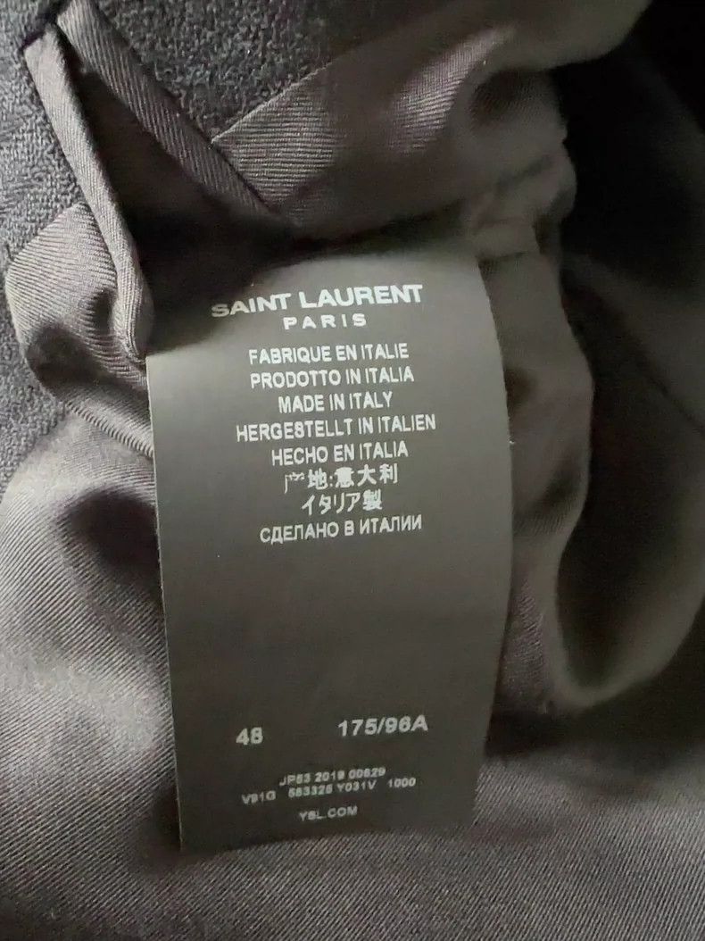 Saint Laurent Paris Saint Laurent Paris blazer 2505-Nextarrow Size 48R - 3 Thumbnail