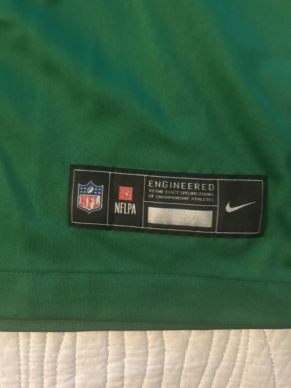Nike Kelly Green SB LIX Saquon Barkley Jersey: Game Jersey Size US XL / EU 56 / 4 - 4 Thumbnail