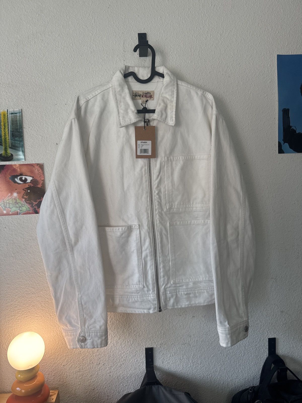 Stussy NWT Stussy Overdyed Zip Work Jacket Size US M / EU 48-50 / 2 - 1 Thumbnail