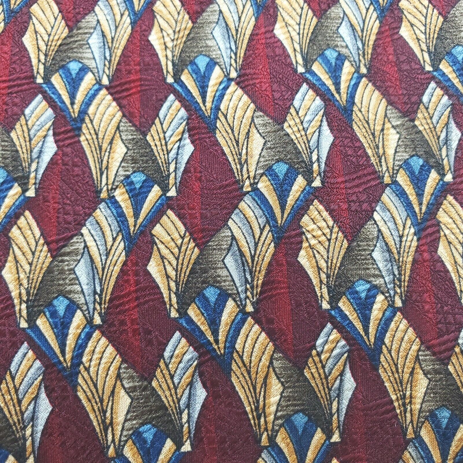 Pierre Cardin Pierre Cardin Red Print Silk Tie Wide Size ONE SIZE - 2 Thumbnail