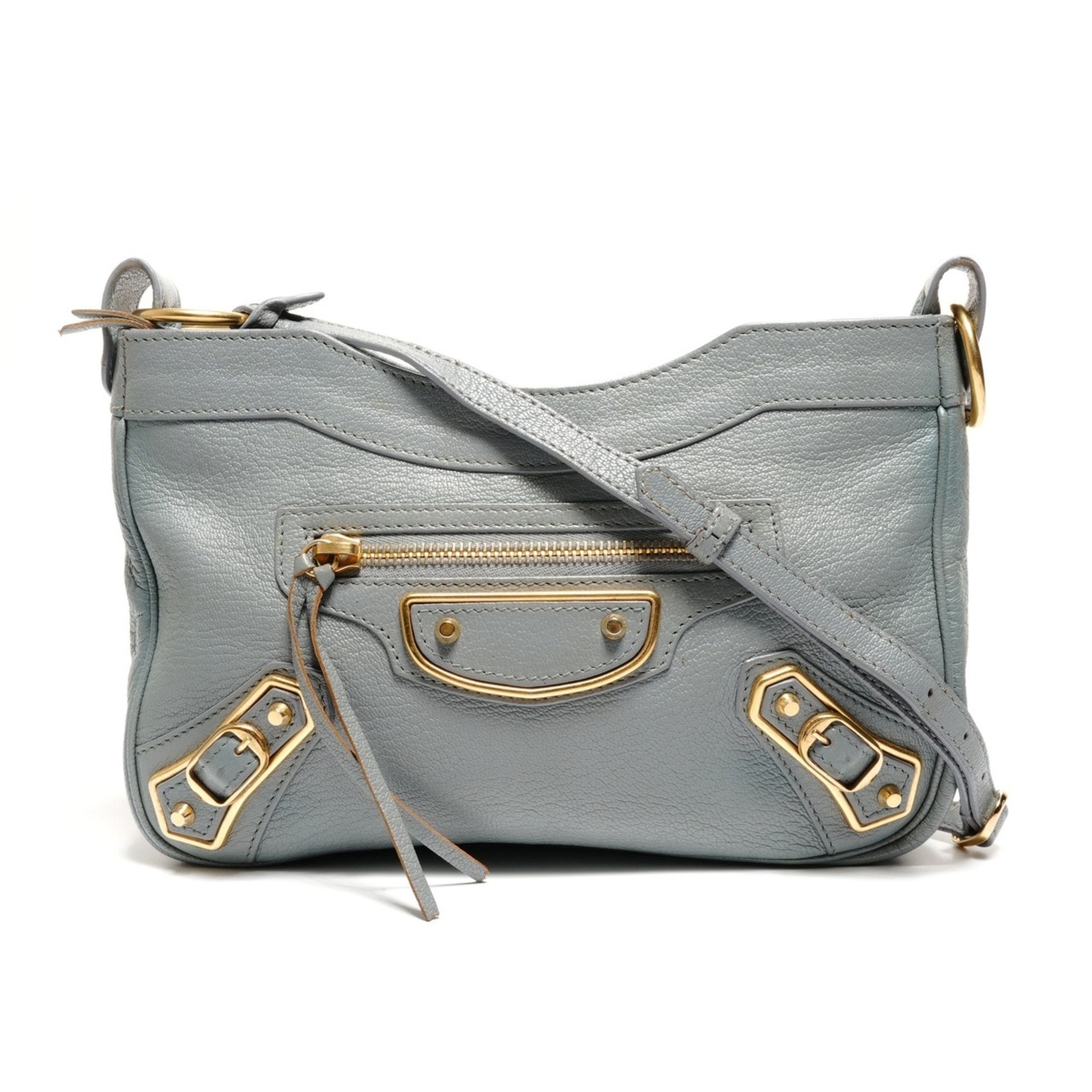 Balenciaga Balenciaga Giant Hip Blue-Gray Shoulder Bag Blue Size ONE SIZE - 1 Thumbnail