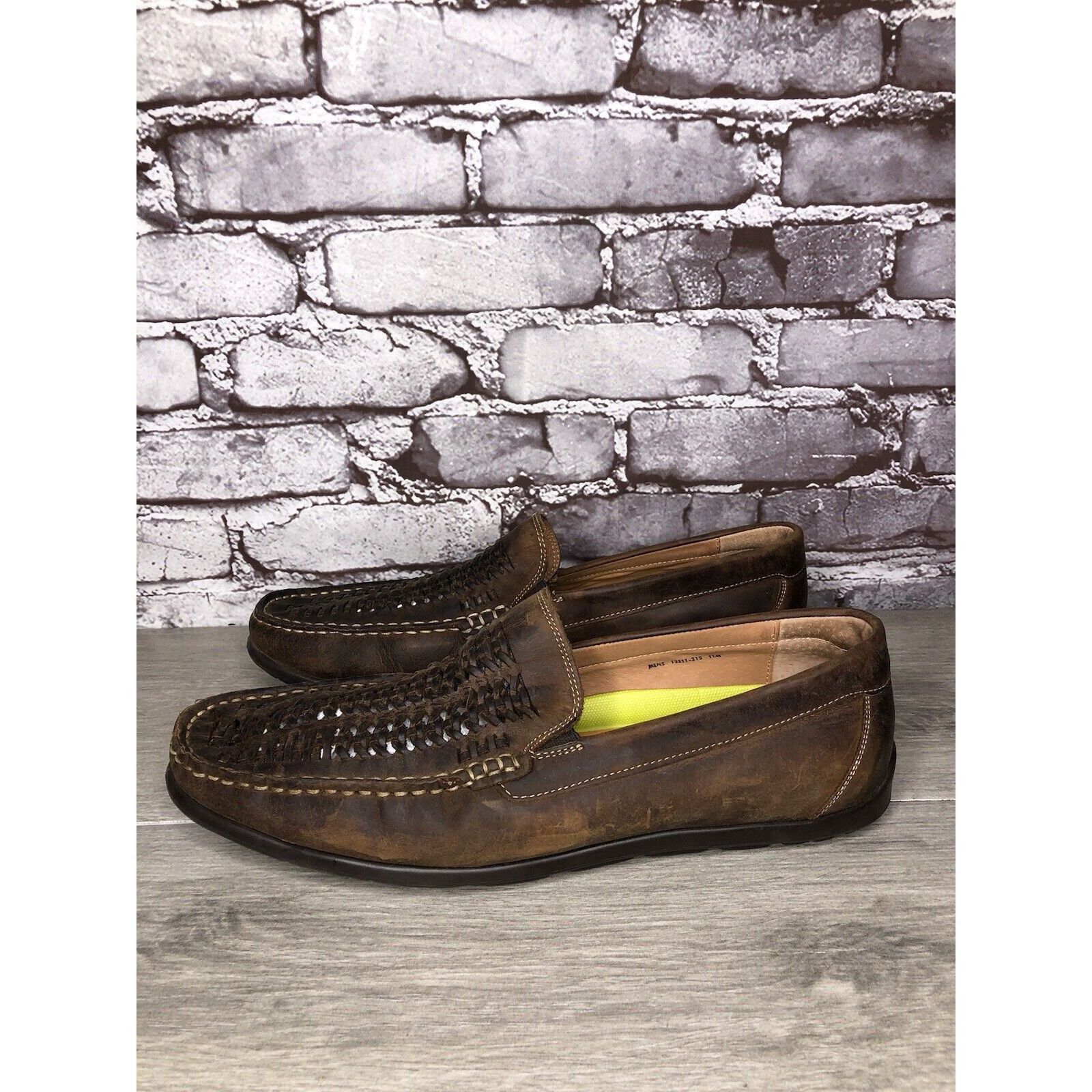 Florsheim Florsheim Brown Leather BasketWeaves Driving Shoes Men Sz 11 Size US 11 / EU 44 - 3 Thumbnail