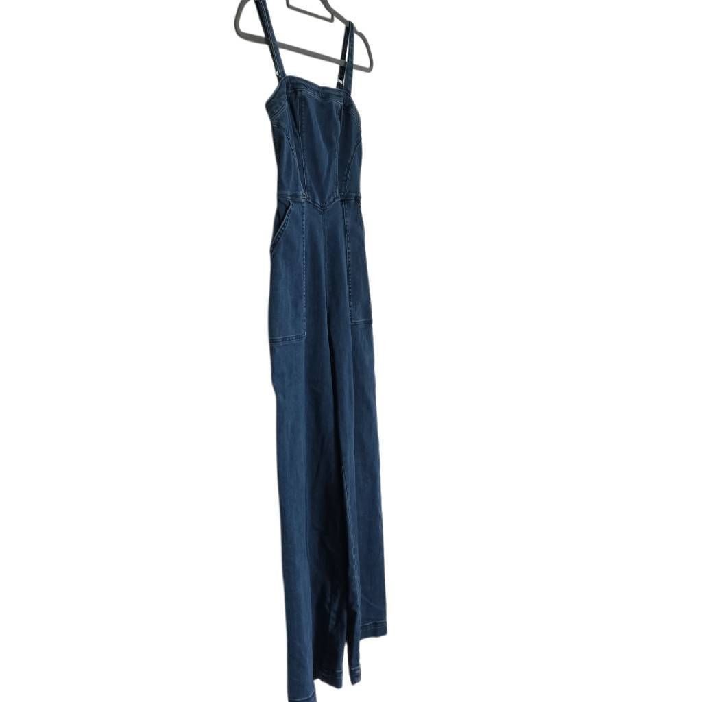Hollister Hollister Women's Size XS Blue Jean Cami Jumpsuit Size US 26 / EU 42 - 4 Thumbnail