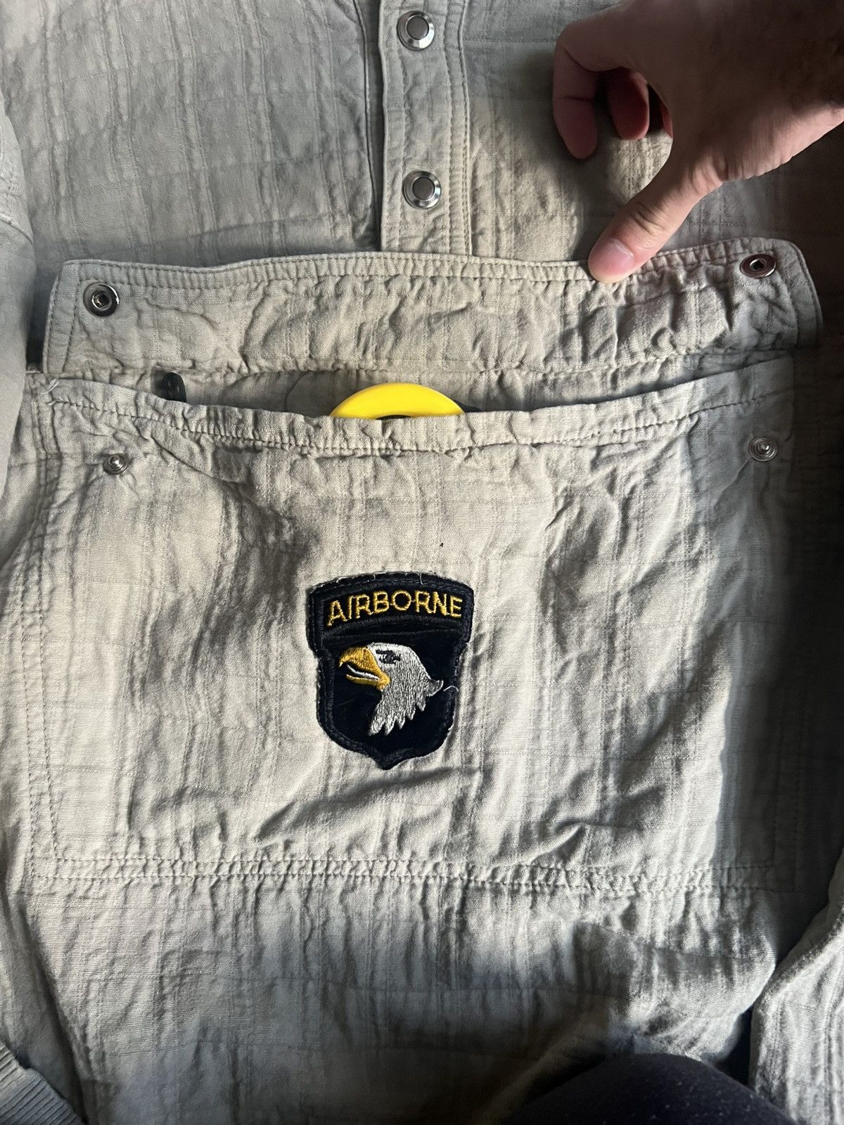 Vintage Vintage army patch button quarter zip Size US M / EU 48-50 / 2 - 4 Thumbnail