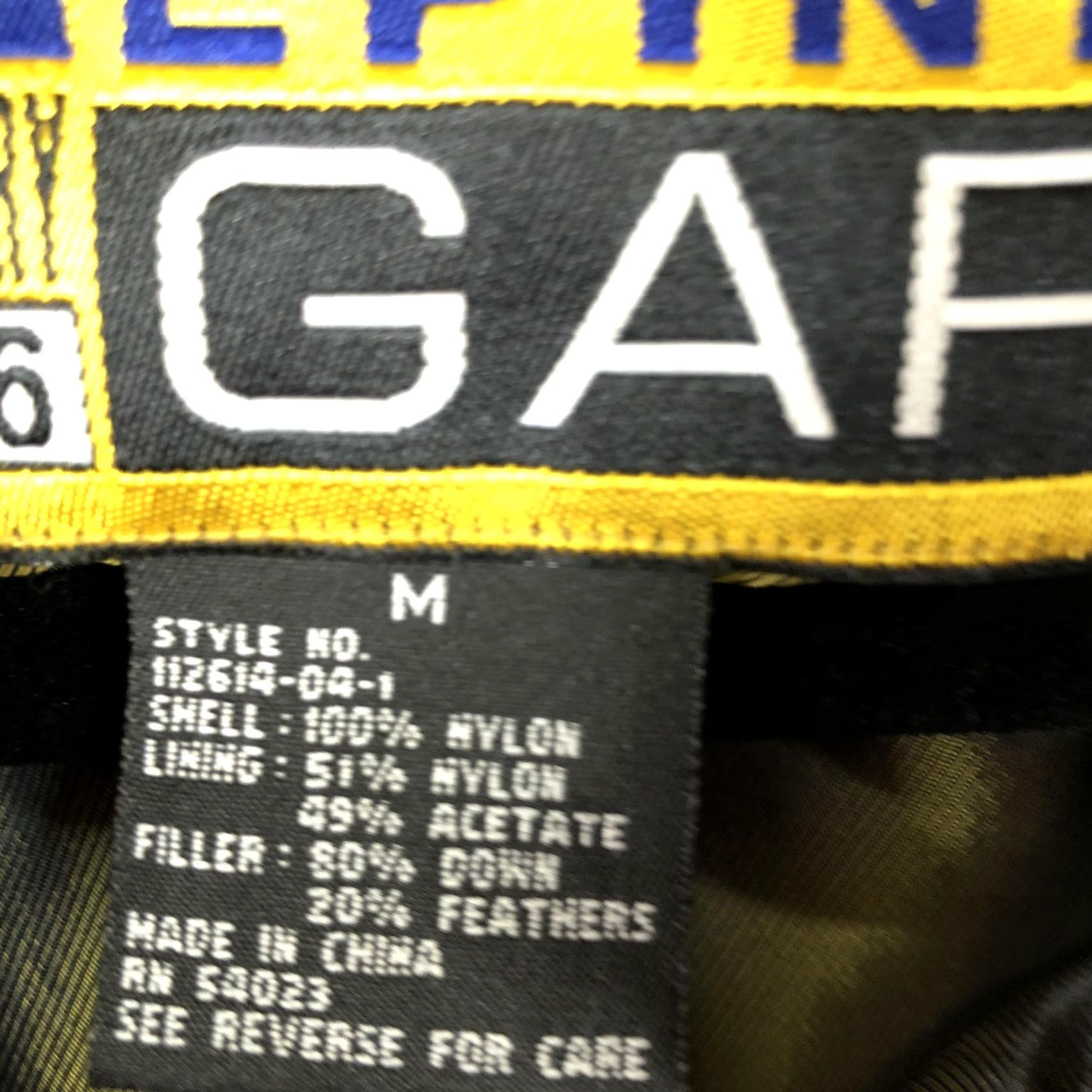 Gap VINTAGE Gap A317 Alpine Vest Mens Medium Blue Down Puffer Racing Ski 90s Size US M / EU 48-50 / 2 - 7 Thumbnail