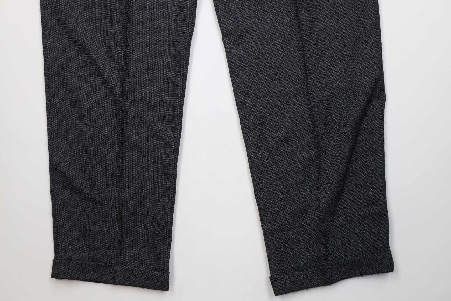 Vintage Vintage 90s Streetwear Gabardine Knit Wide Leg Chino Pants Size US 38 / EU 54 - 14 Thumbnail
