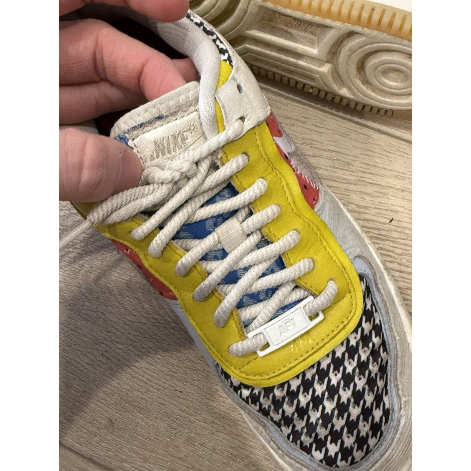 Nike Nike Air Force 1 Shadow “Patchwork” Women’s 7.5 Pre-loved Size US 7.5 / IT 37.5 - 7 Thumbnail