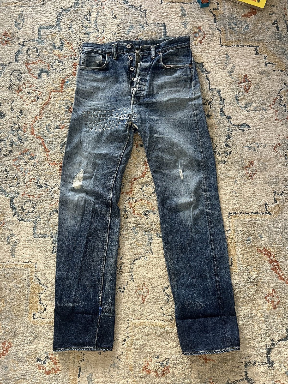 TCB S40s WWII reproduction selvedge denim