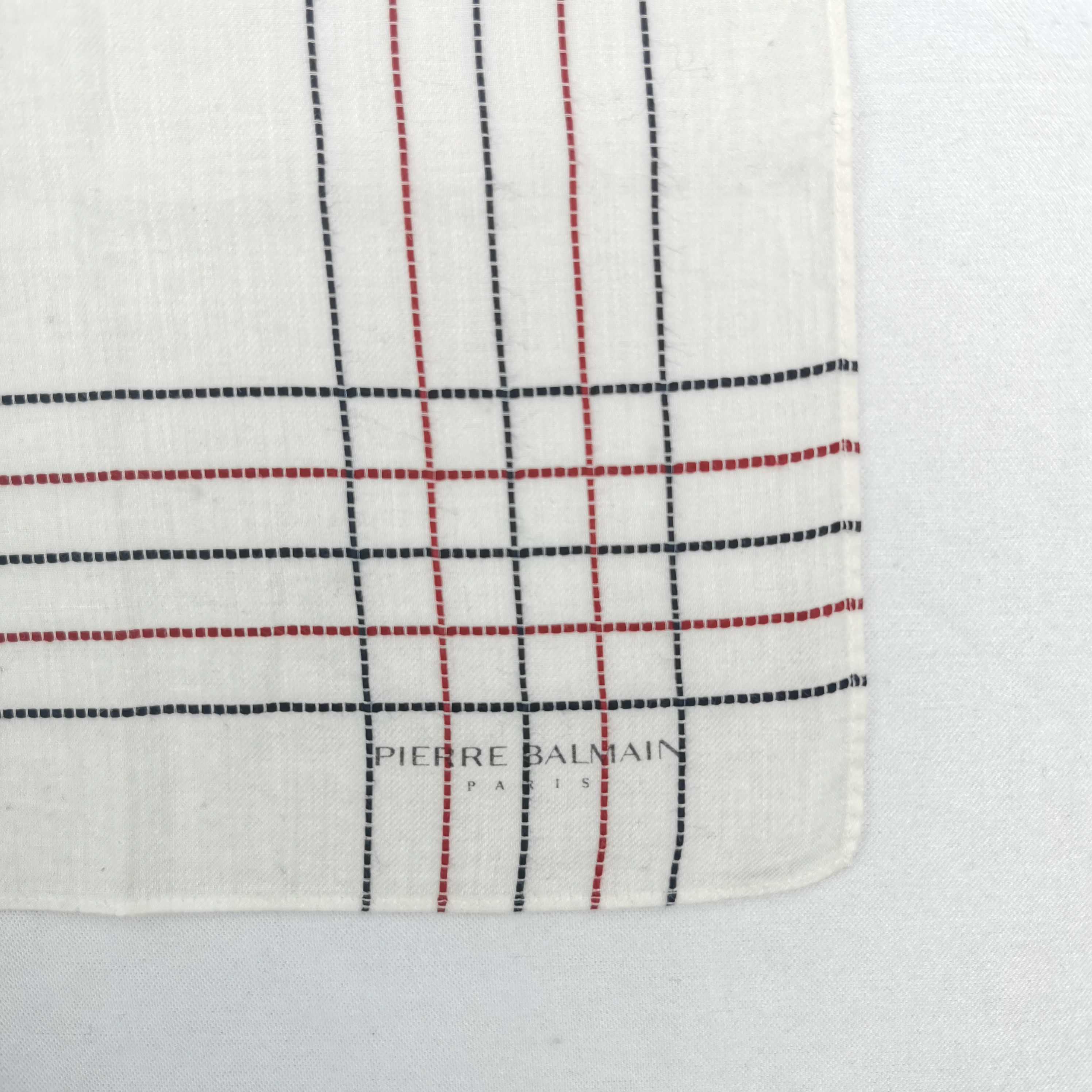 Japanese Brand Vintage Pierre Balmain Handkerchief Neckerchief Bandana. Size ONE SIZE - 3 Thumbnail