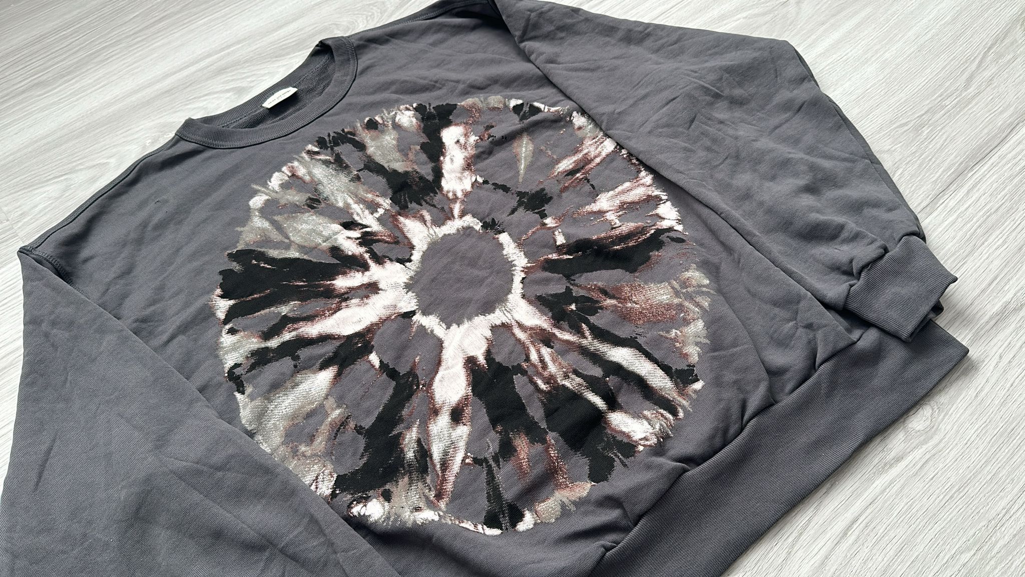Dries Van Noten Dries Van Noten AW19 Herren Tie Dye Sweatshirt Medium Size US M / EU 48-50 / 2 - 2 Thumbnail