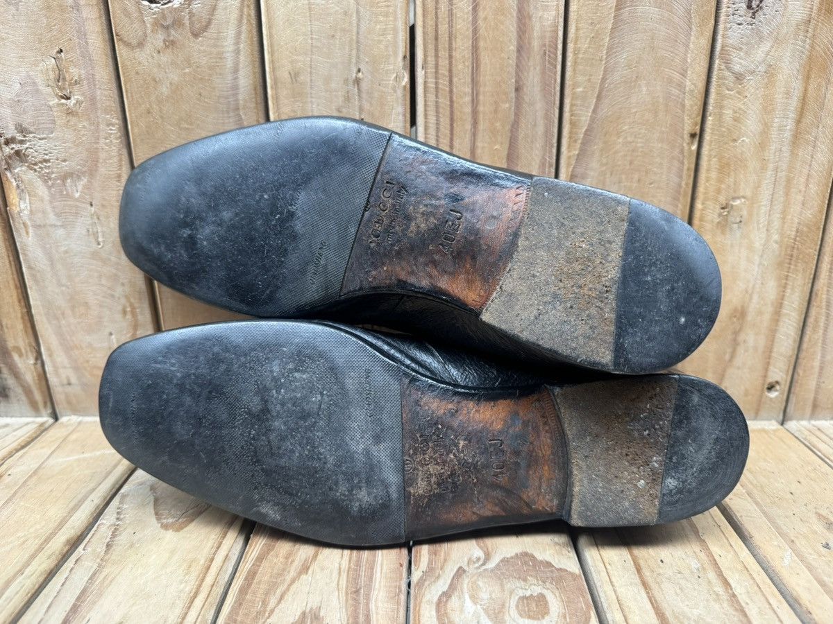 Gucci Gucci Black Men’s Leather Loafers UK 6 EJ Size US 6.5 / EU 39-40 - 13 Thumbnail
