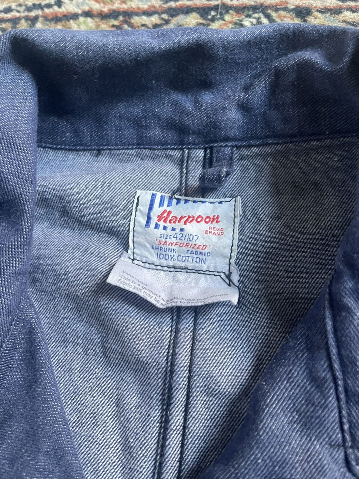 Vintage Vintage Harpoon 60s Work Jacket Size US L / EU 52-54 / 3 - 3 Thumbnail