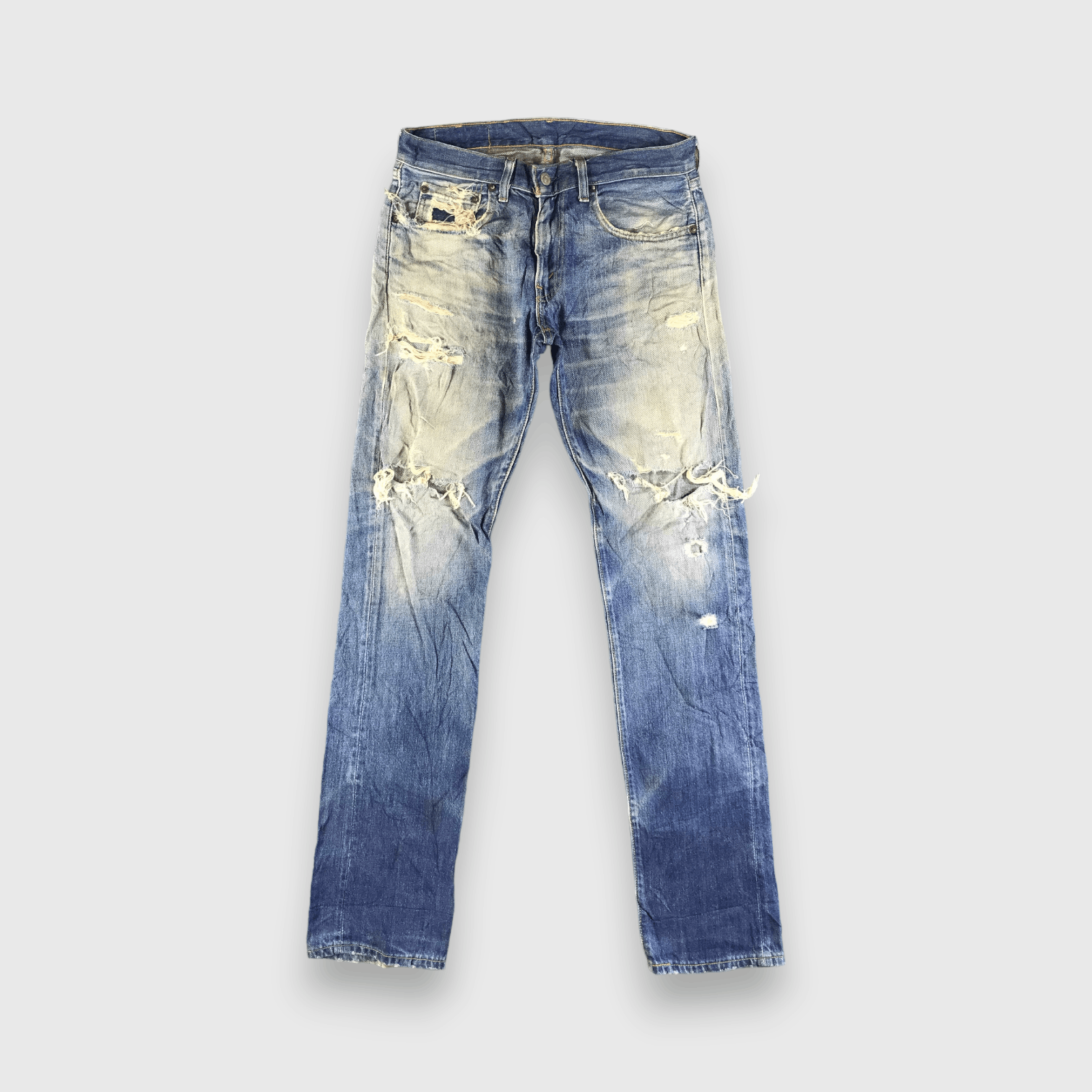 Levi's Vintage Blue Wash Levis 505 Jeans-J3588 Size 31" - 1 Thumbnail