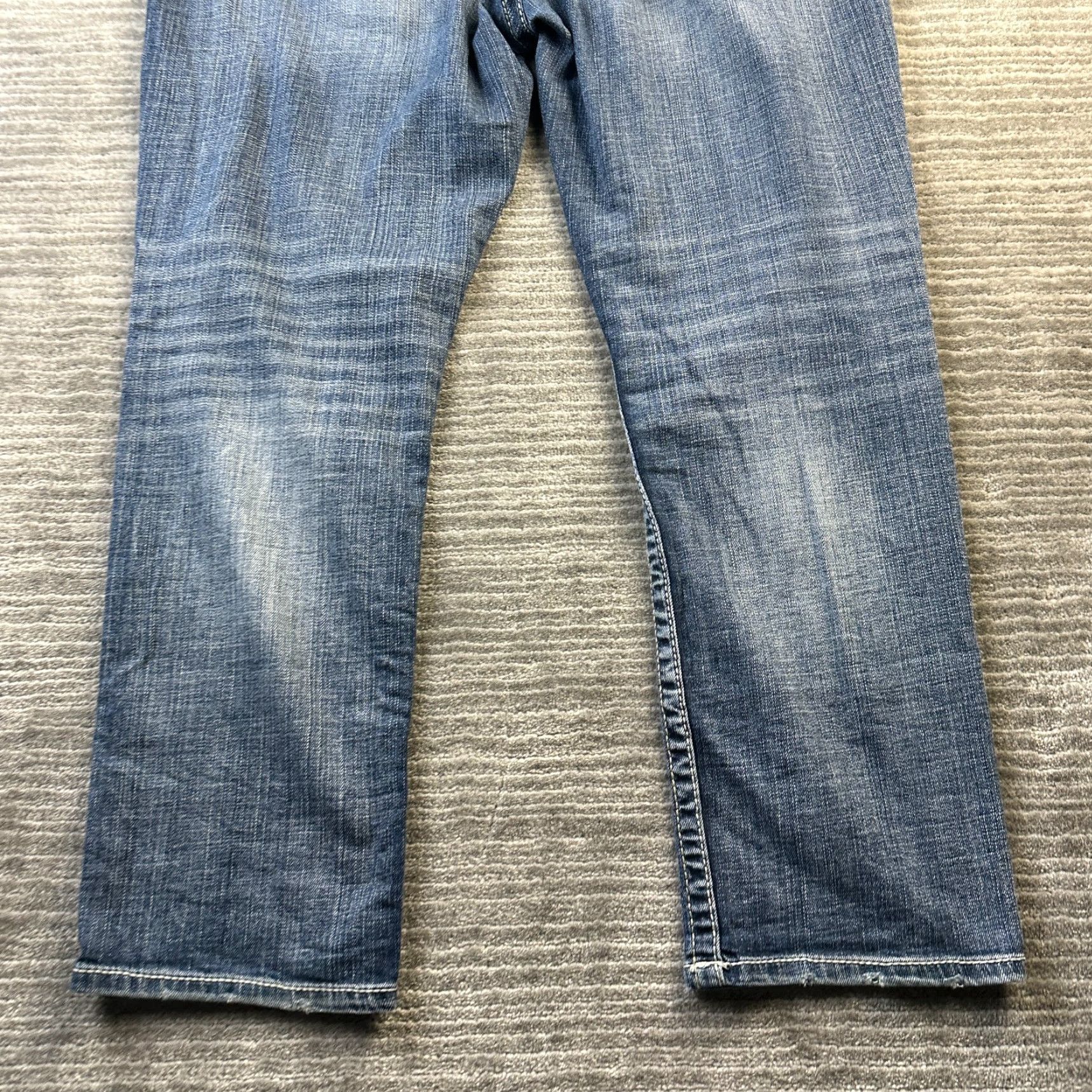 Vintage BKE Jeans Mens 36 Nolan Blue Denim Pants Cowboy Rodeo Straight 5-Pocket Regular Fit Jeans Buckle BKE Brand Mens Size US 36 / EU 52 - 5 Thumbnail