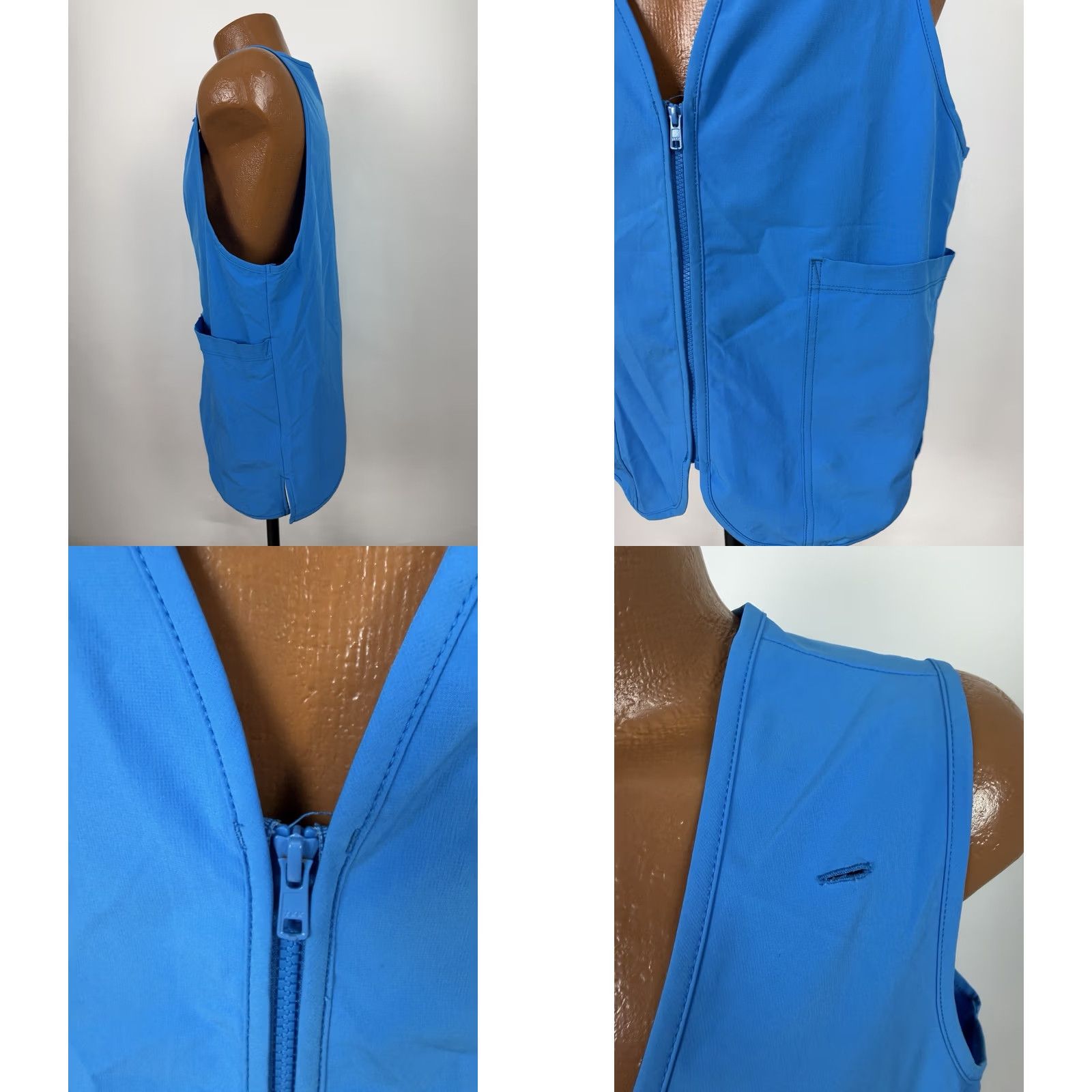 Walmart Walmart Vest Medium Proud Associate Employee Uniform Polyester Zip Blue Spark Size US M / EU 48-50 / 2 - 8 Thumbnail