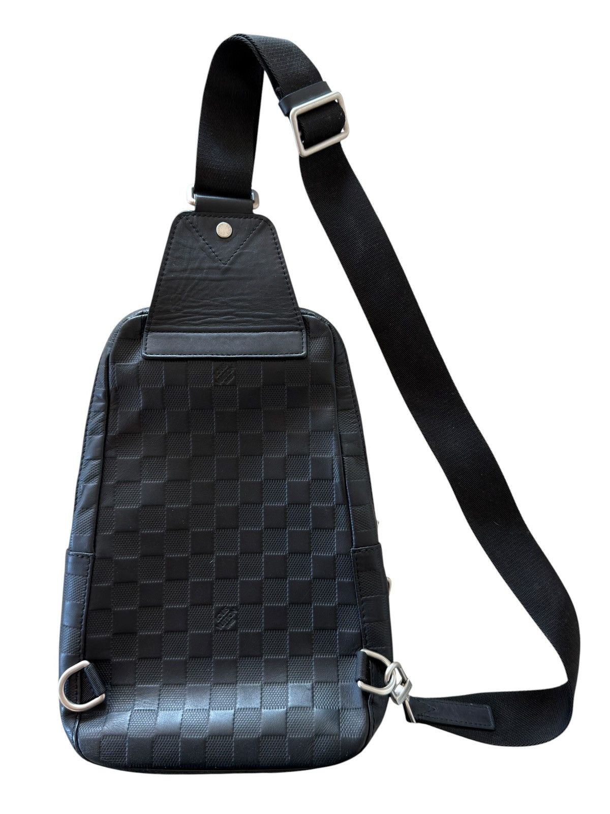 Louis Vuitton Louis Vuitton Damier Infini Black Leather Avenue Sling Bag Size ONE SIZE - 2 Thumbnail