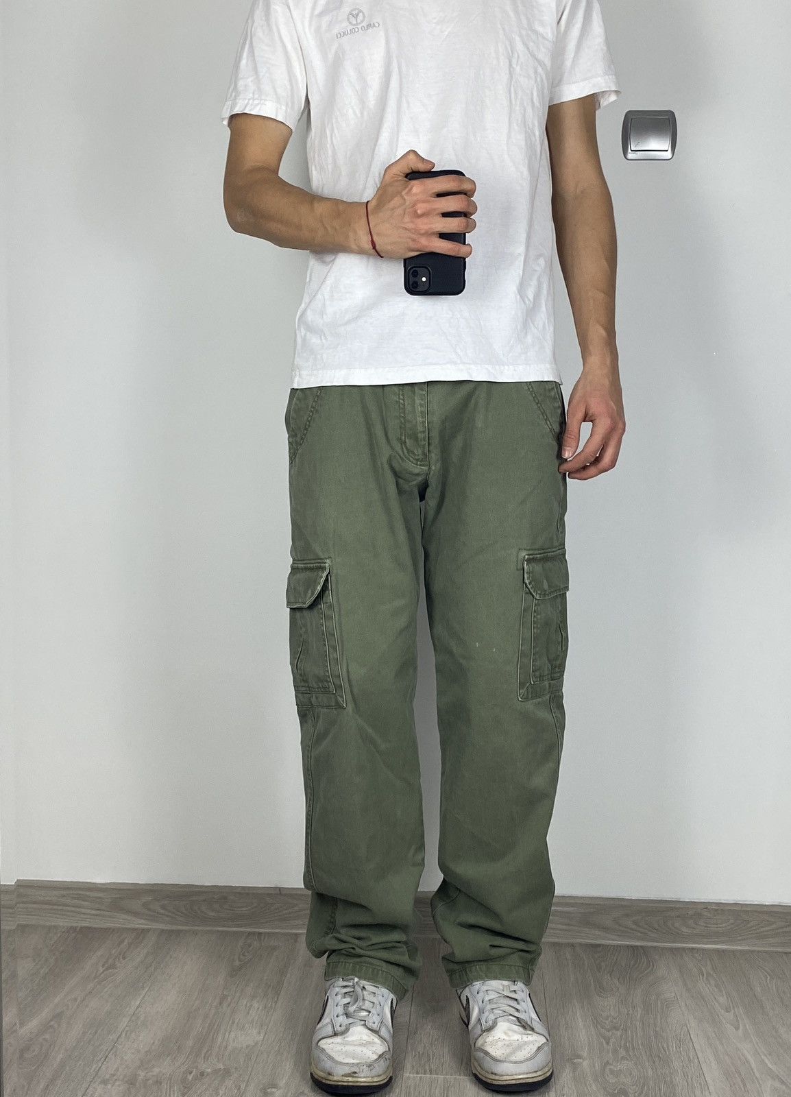 Japanese Brand Vintage Khaki Baggy Cargo Pants size 34 Size US 34 / EU 50 - 1 Thumbnail