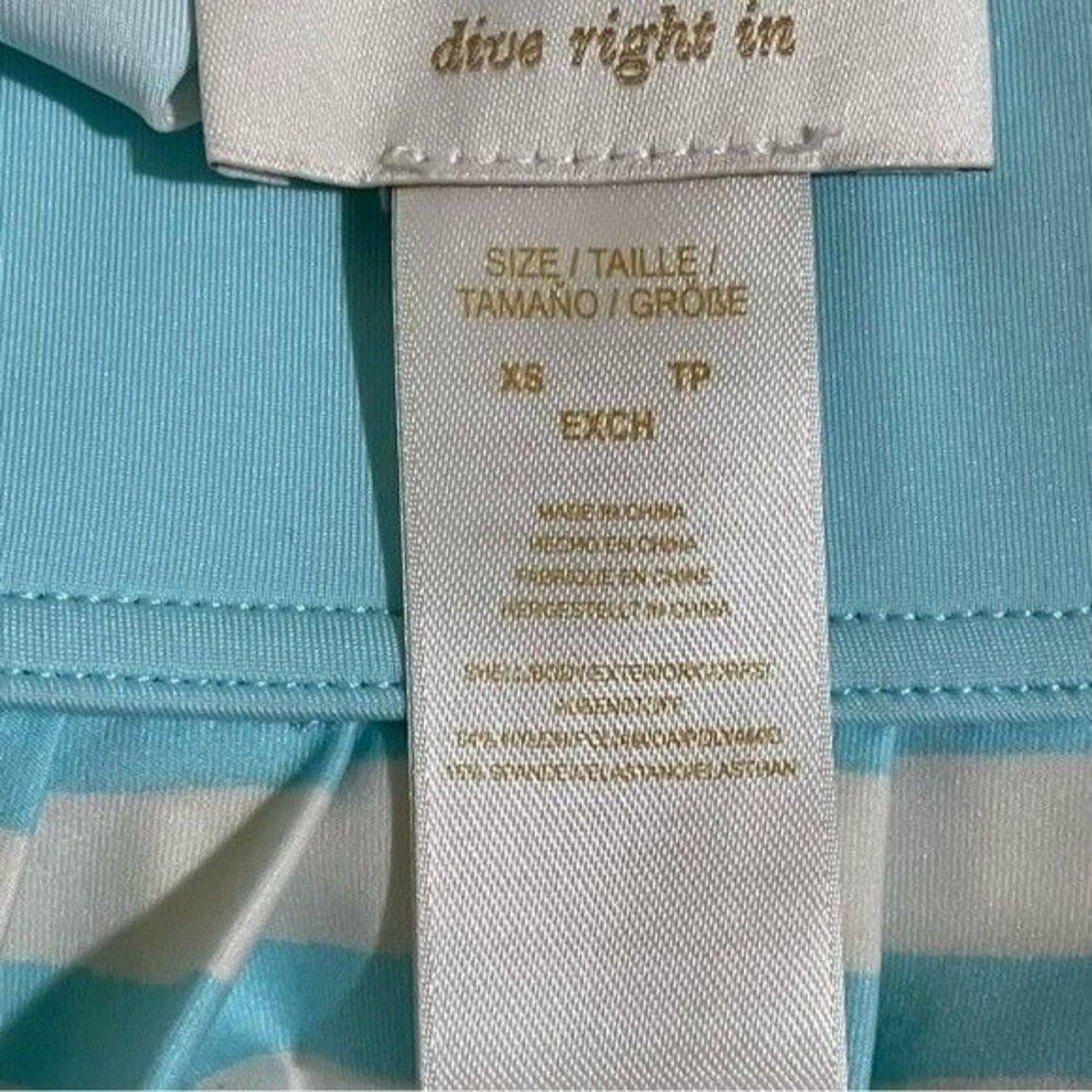 Kate Spade Kate Spade Coverup Skirt XS NWT Nahant Shore Blue White Size ONE SIZE - 13 Thumbnail