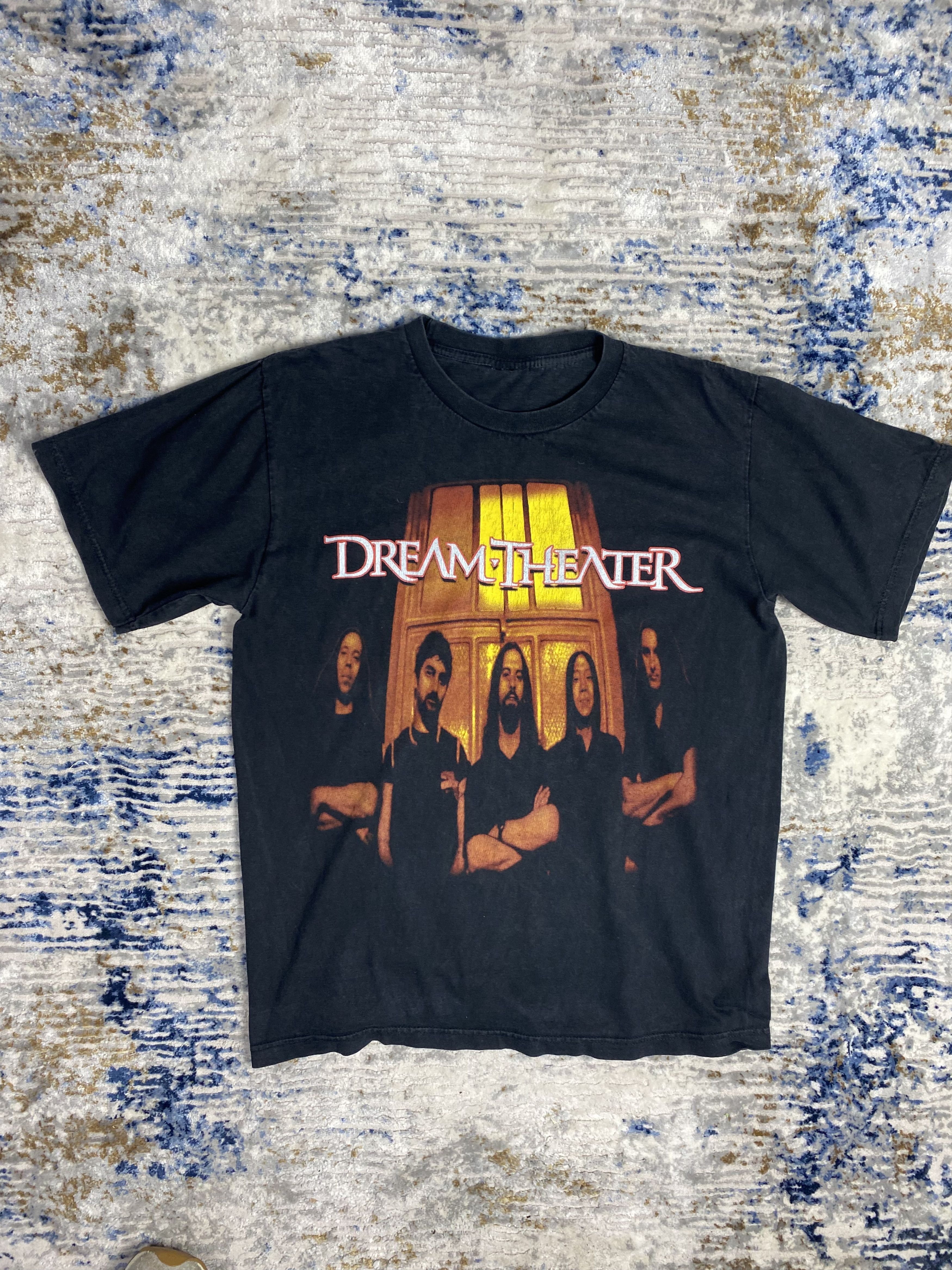 Pre-owned Band Tees X Vintage 90's Vintage Dream Theater T Shirt In Black